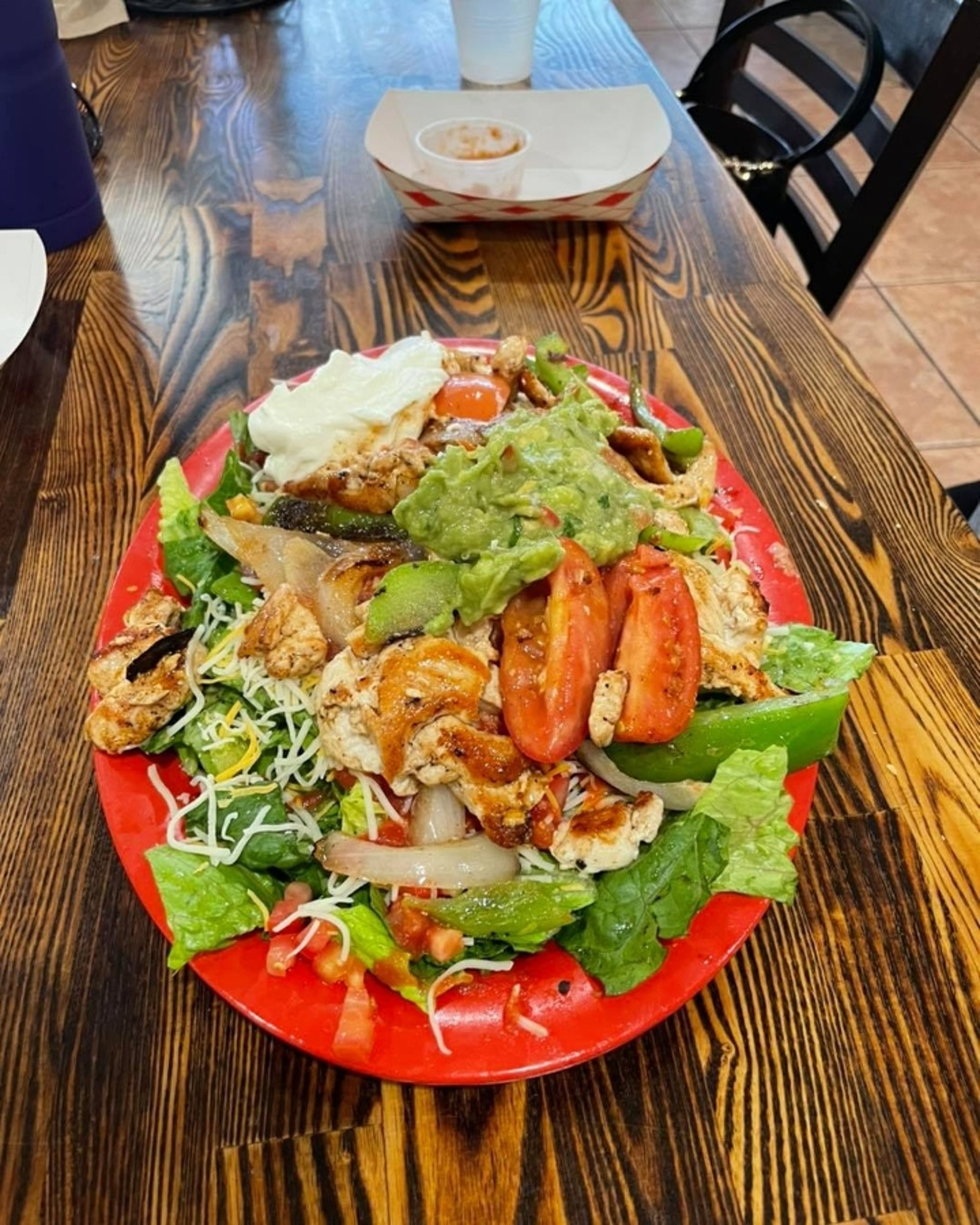 Grilled Fajita Salad.