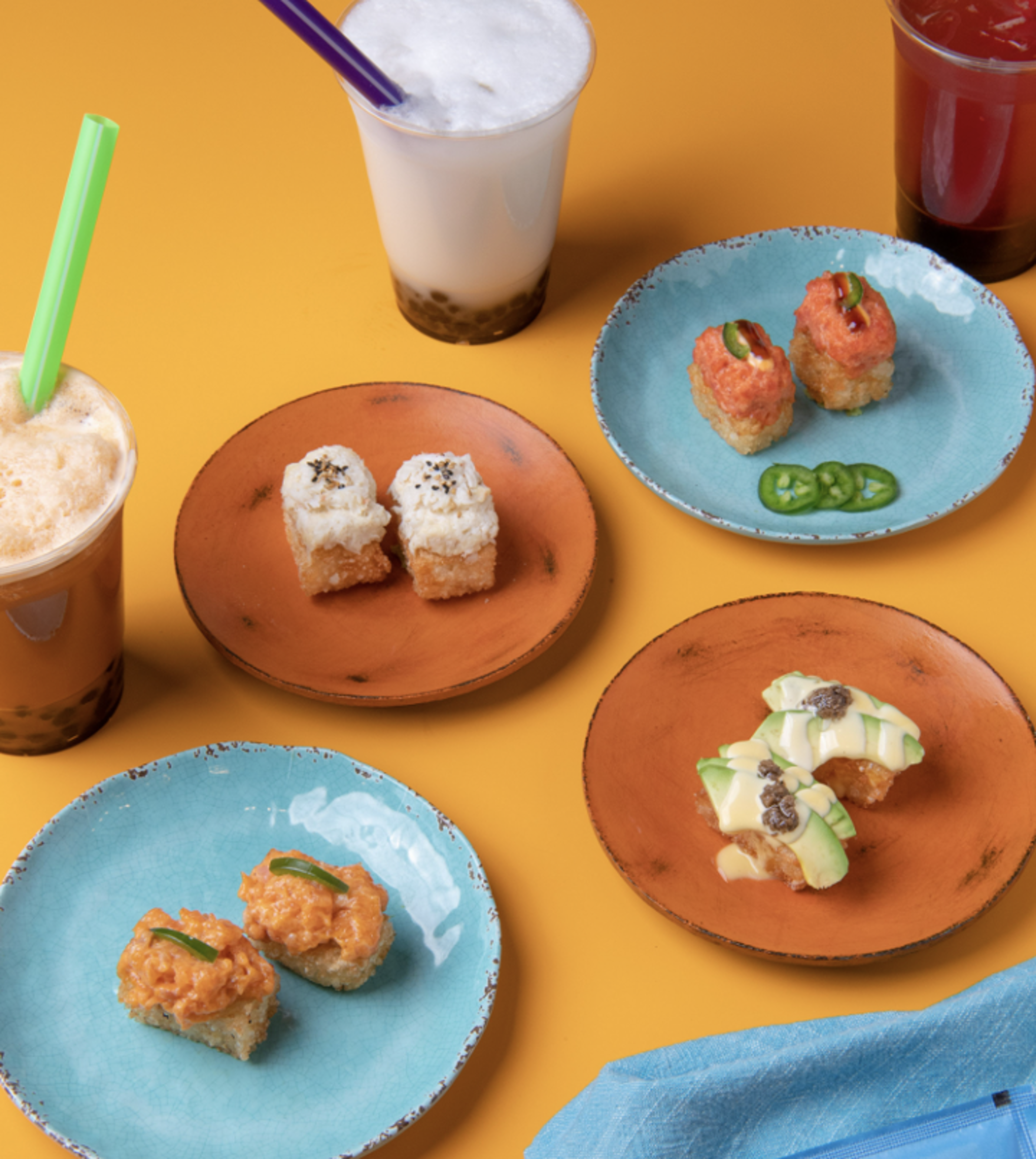 Spicy Yellowtail Crispy Rice.