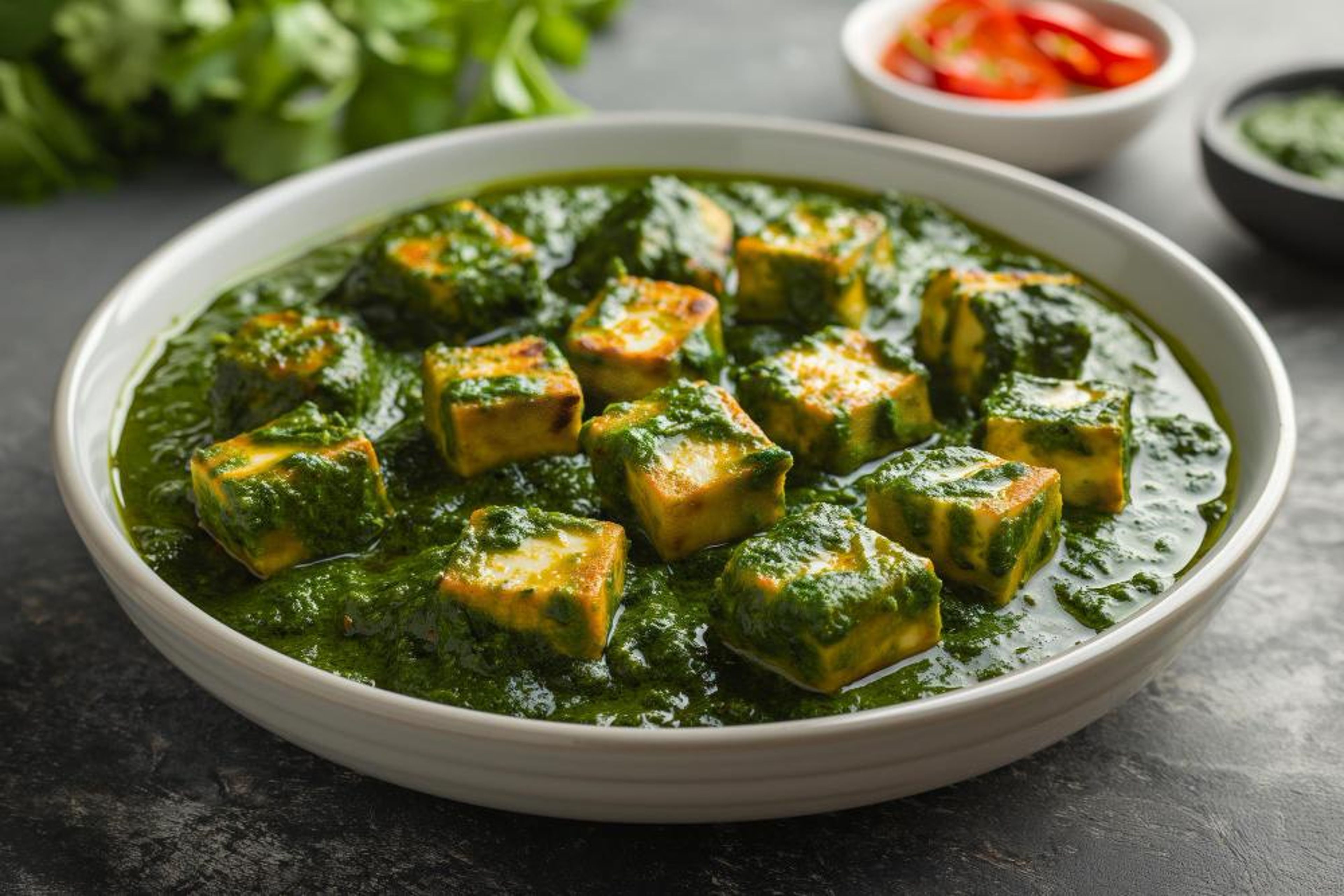 Saag Paneer.