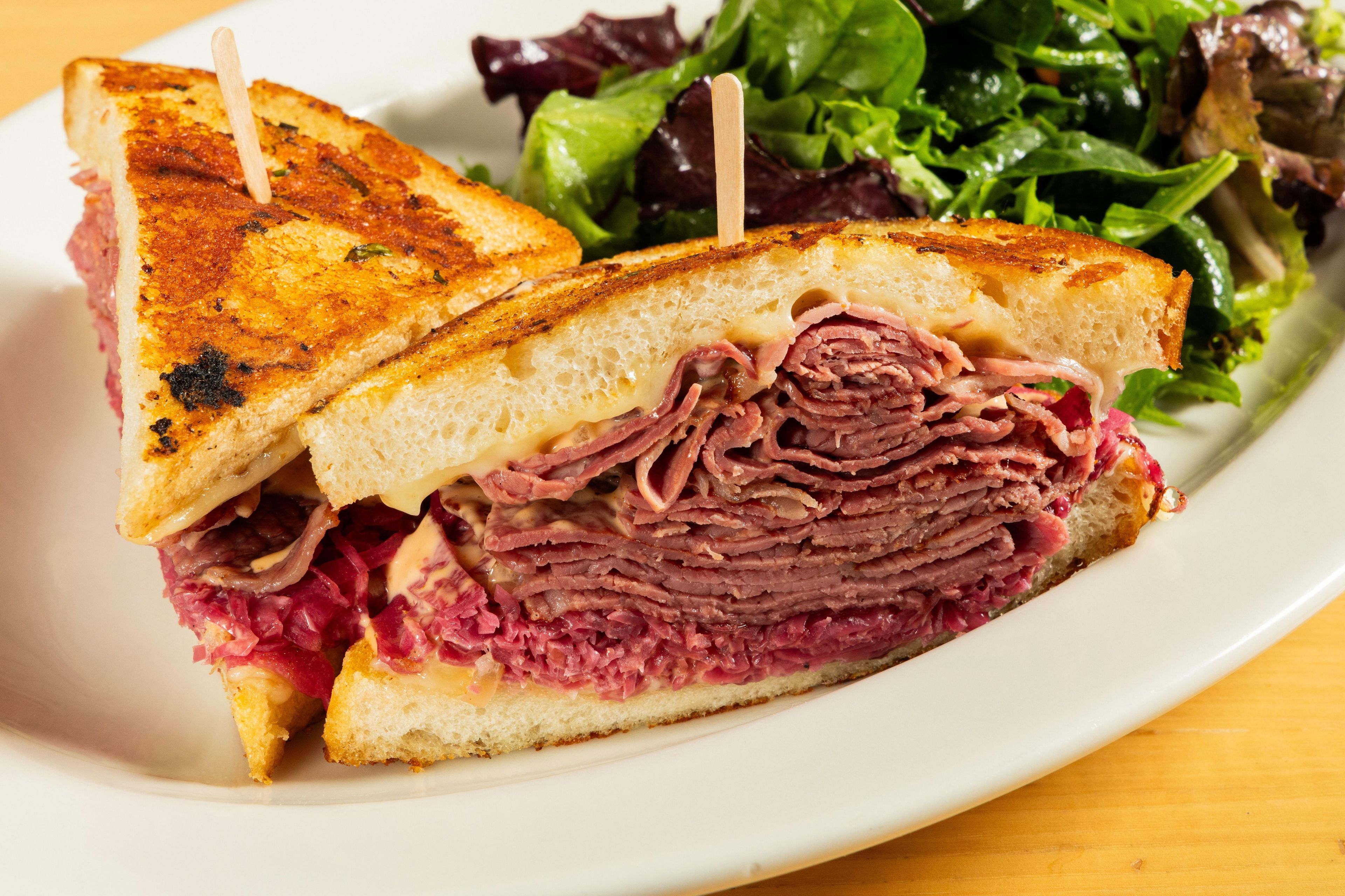 Chow Reuben Sandwich.