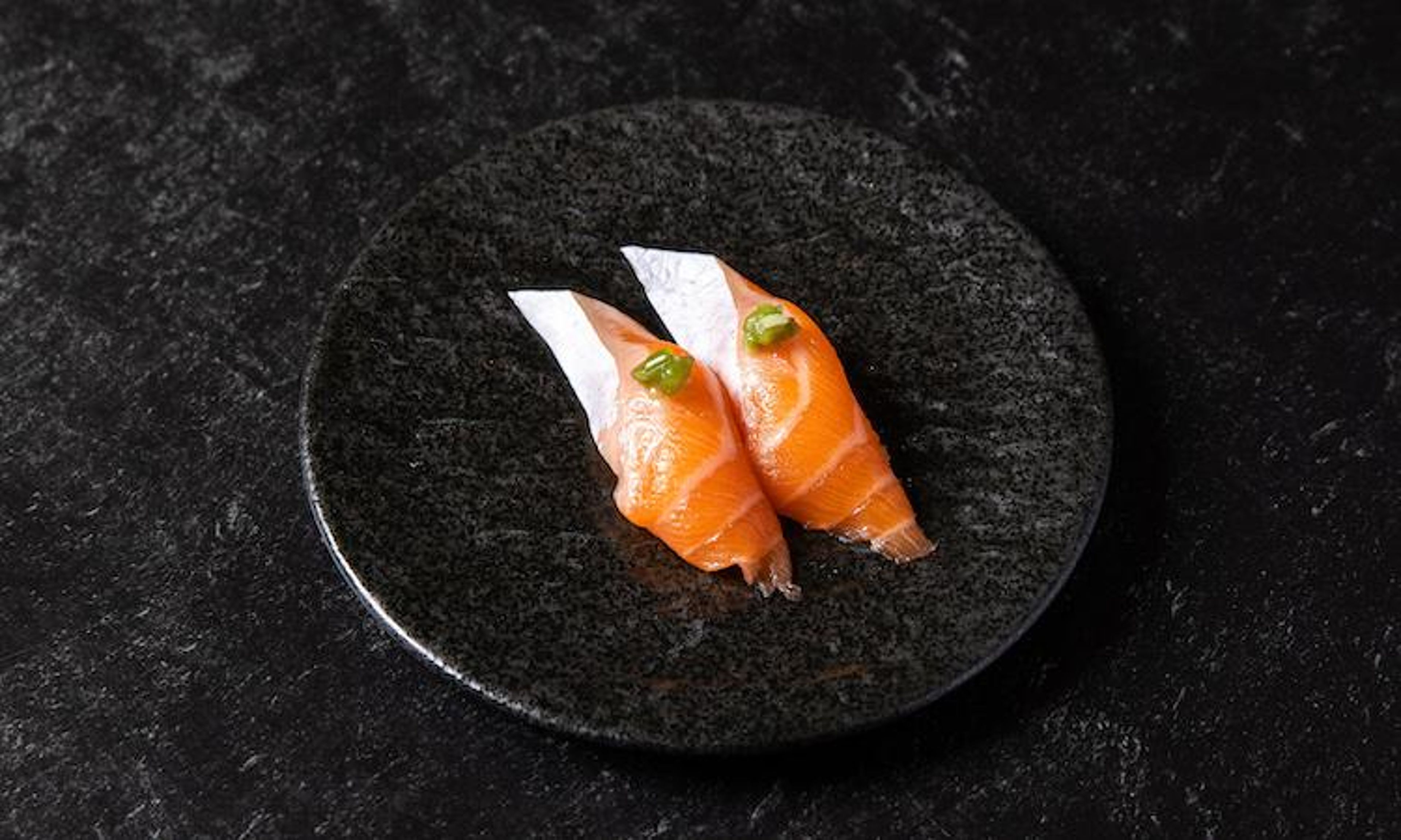 Salmon Belly Sushi.