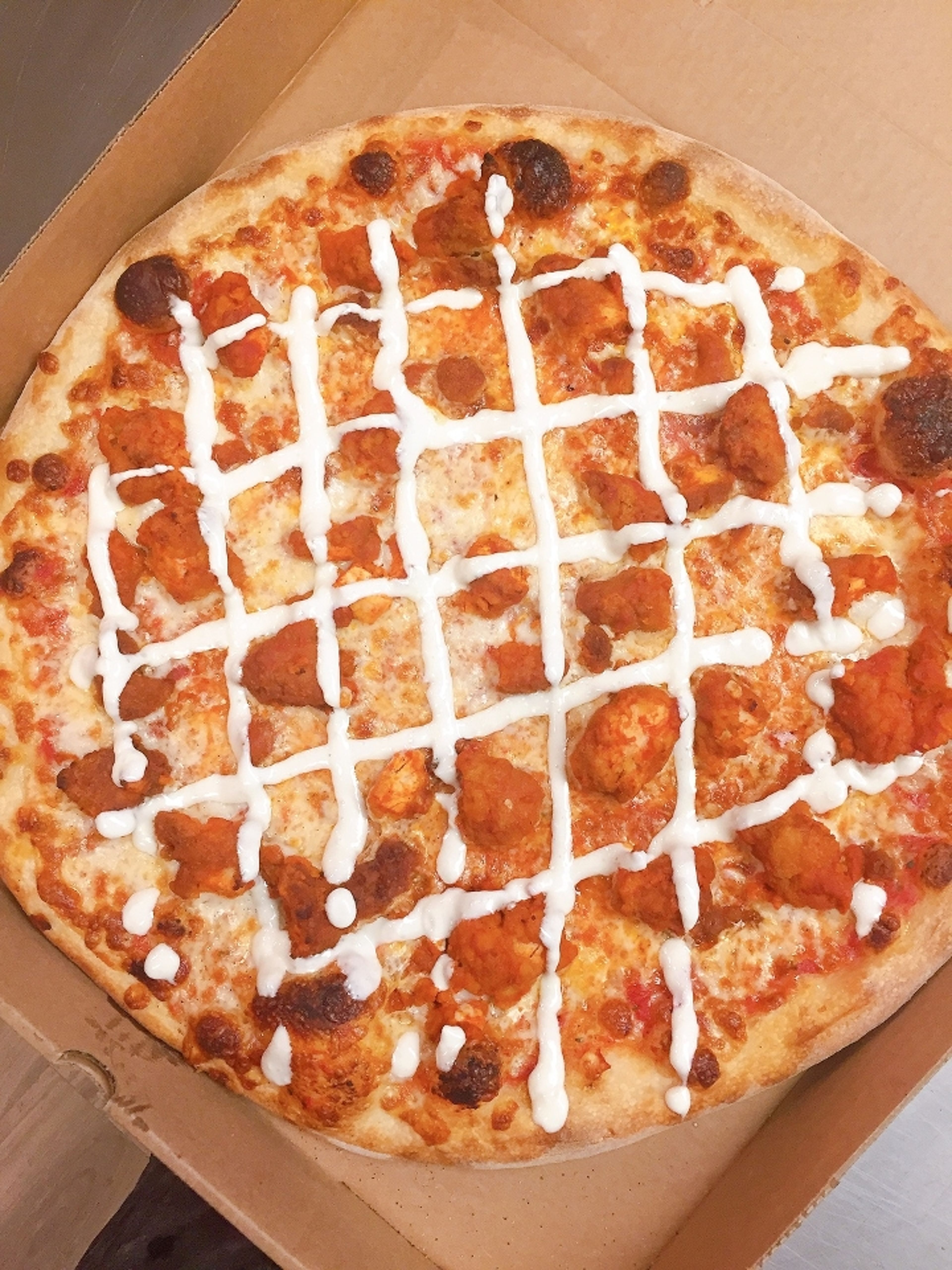 #9 Buffalo Chicken Pizza.