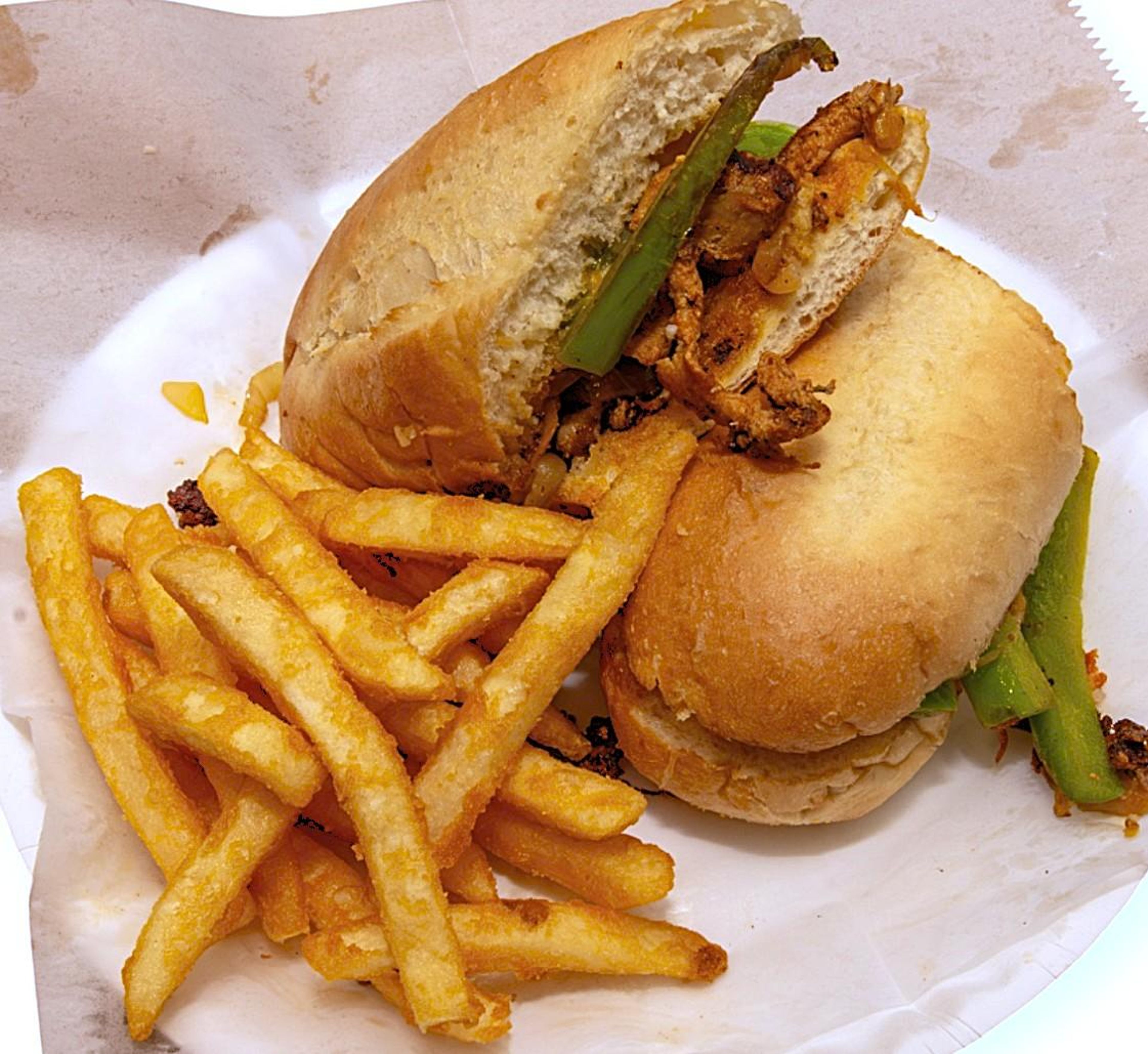 Nozzleman's  Pollo Asada Sandwich.