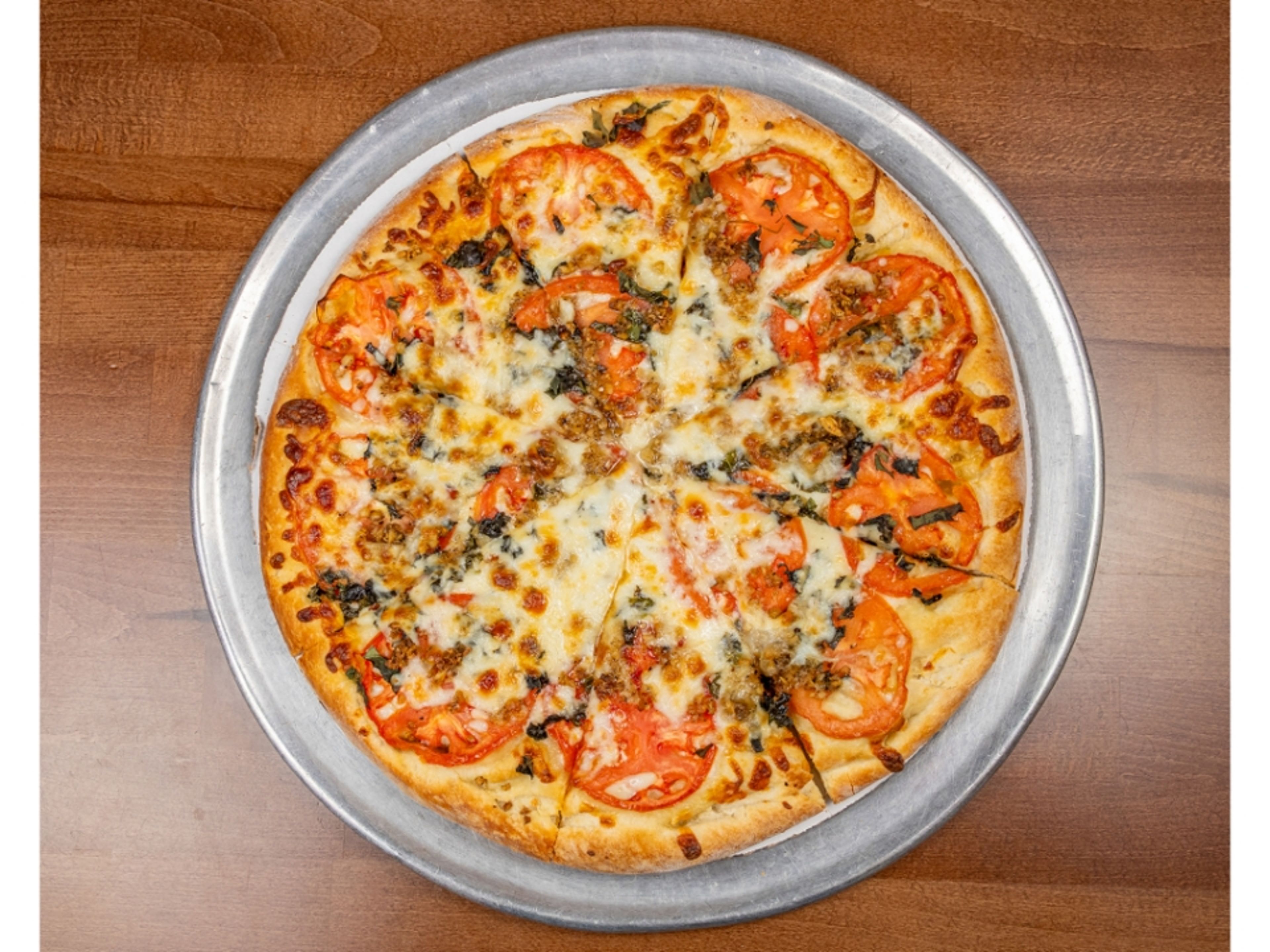 Large Garlic Lovers Pizza.