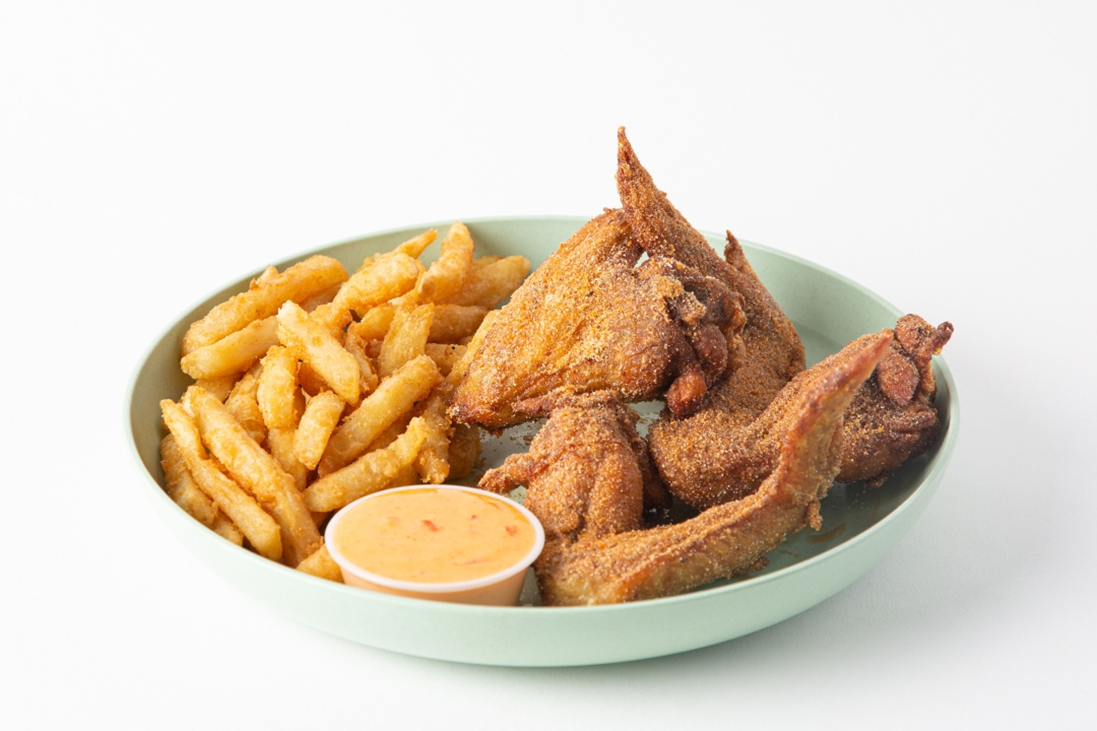 ZAAB WINGS + FRIES.