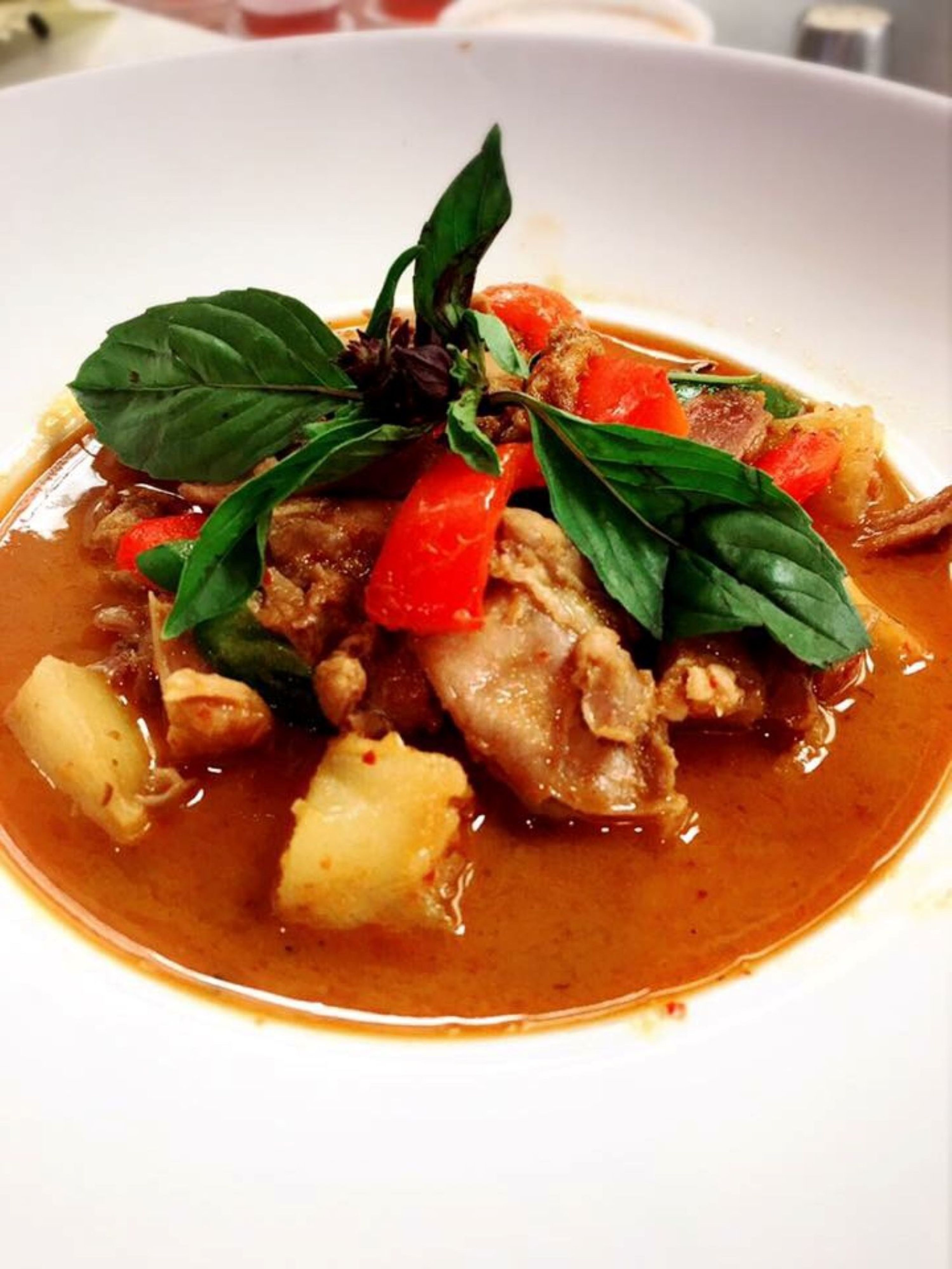 Red Curry with Roasted Duck.