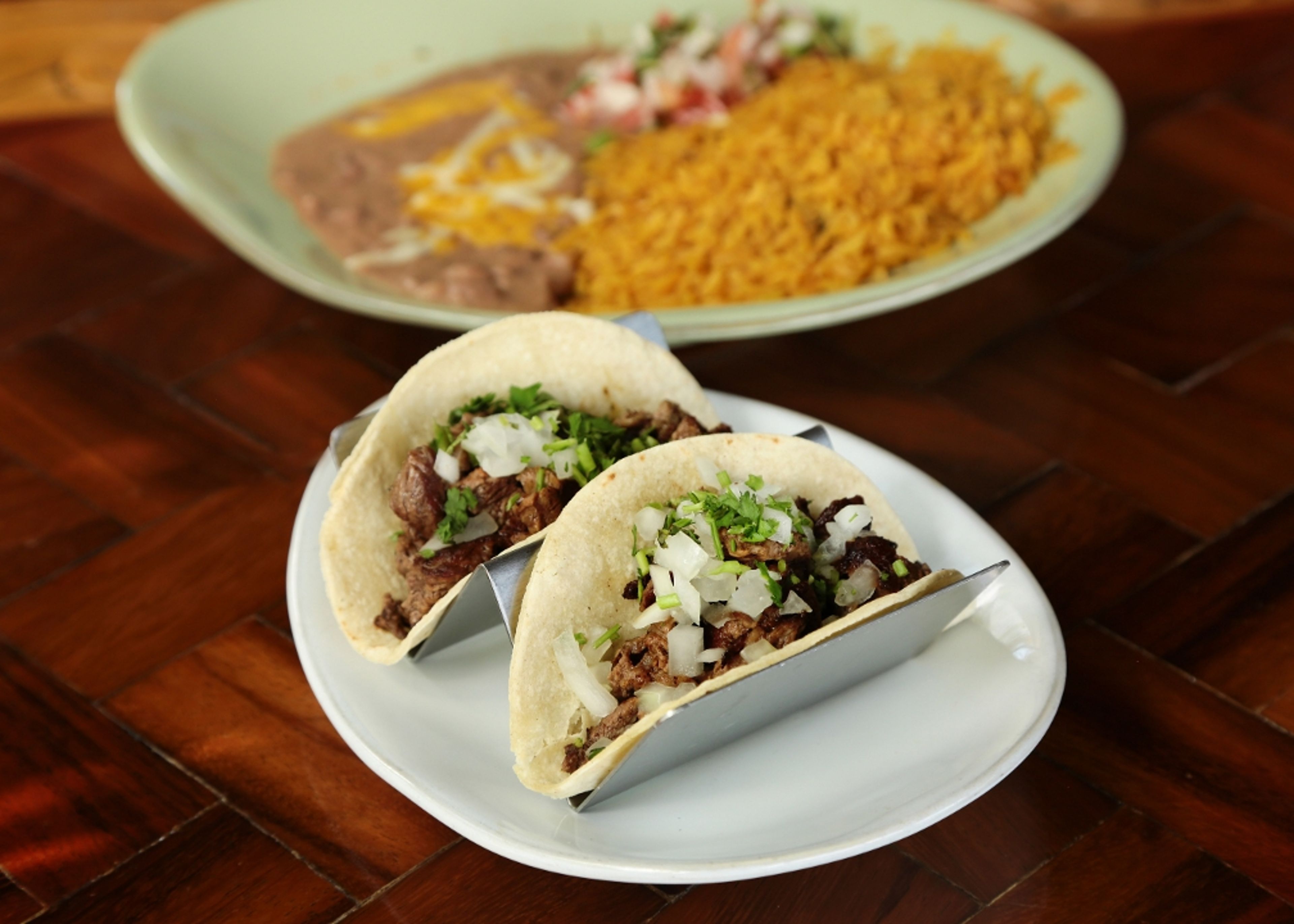 TACOS DE CARNE ASADA.
