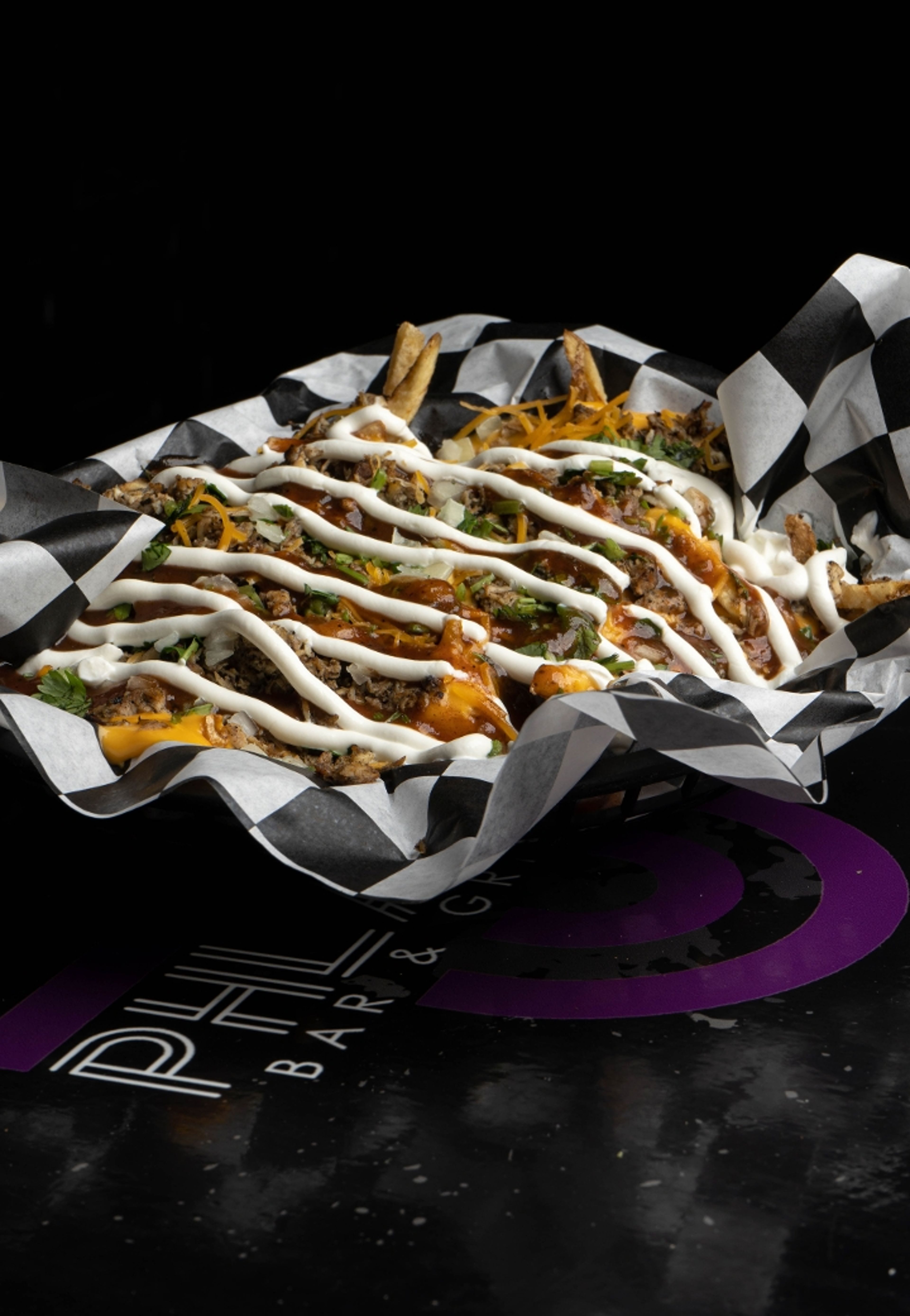 Loaded Jerk Chicken Fries.