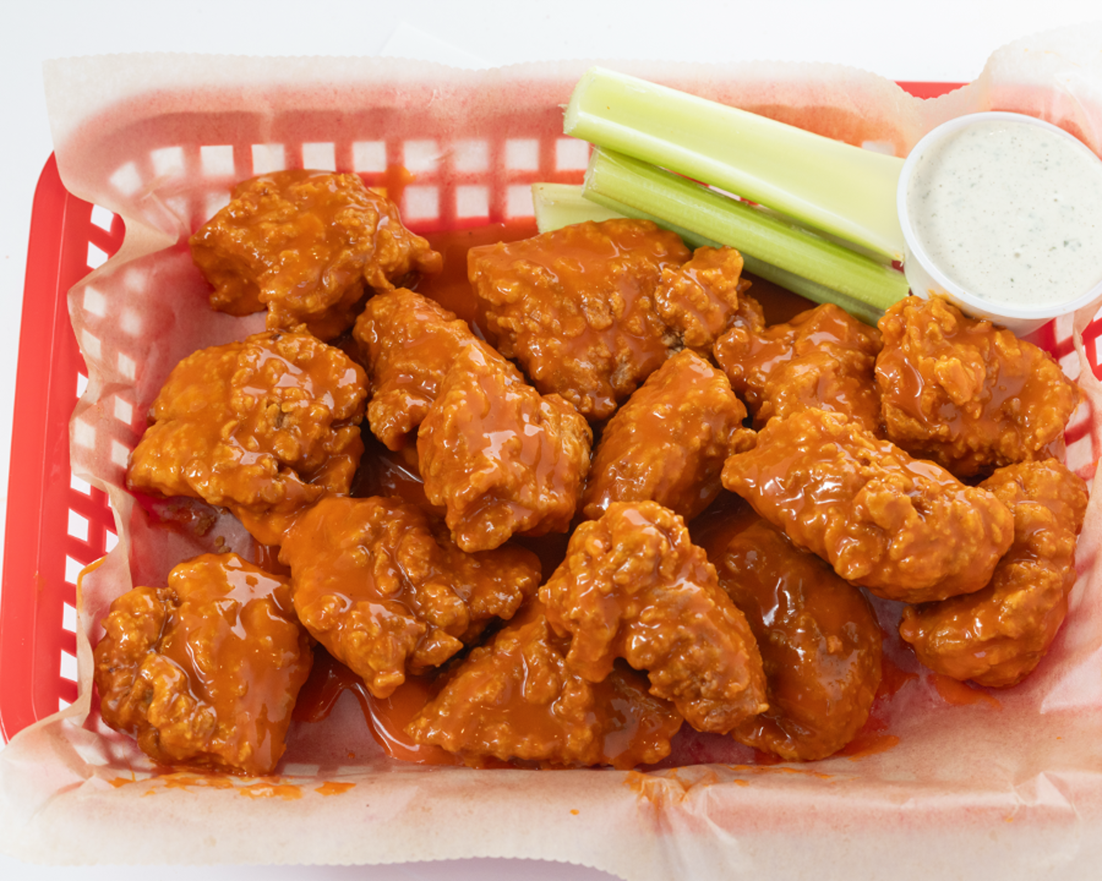 12 wings - Pick up to 2 flavors.