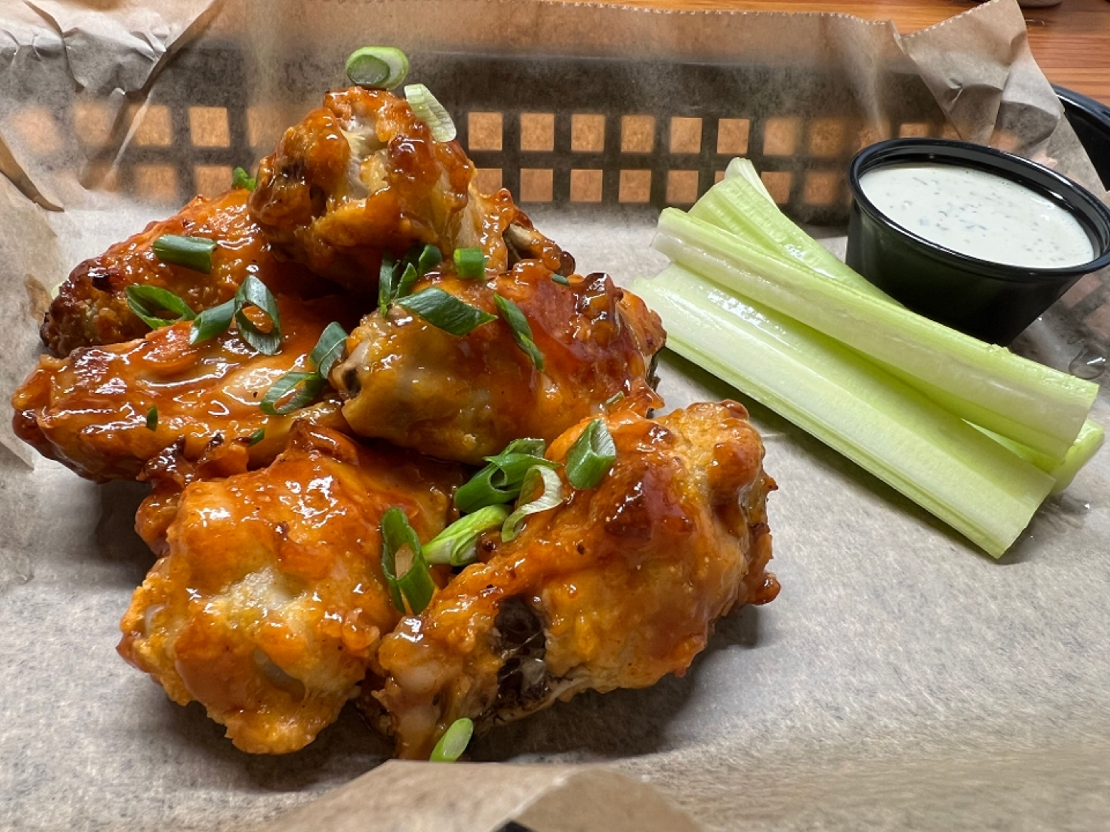 Gluten Free Chicken Wings.