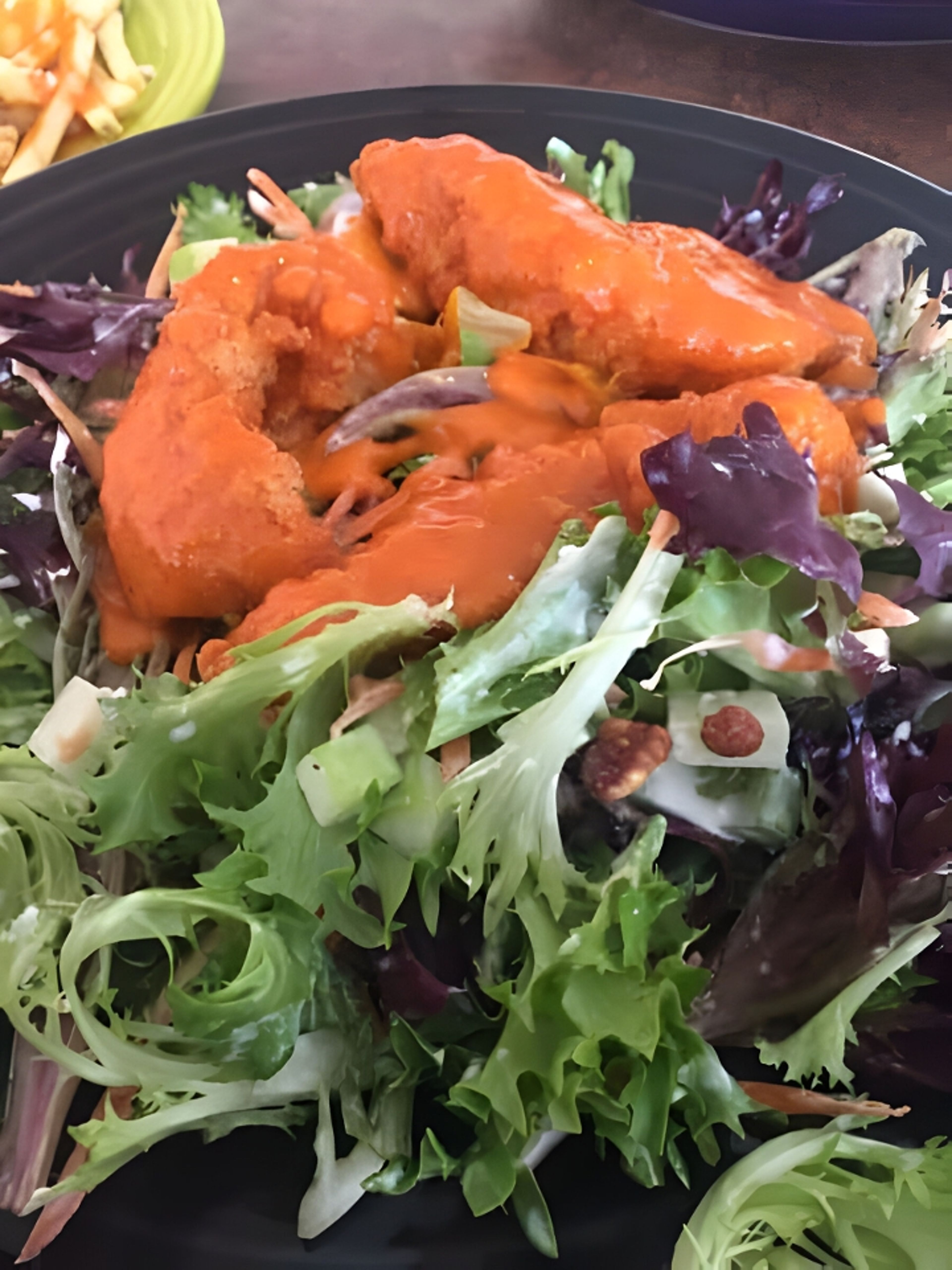 Crispy Buffalo Chicken.