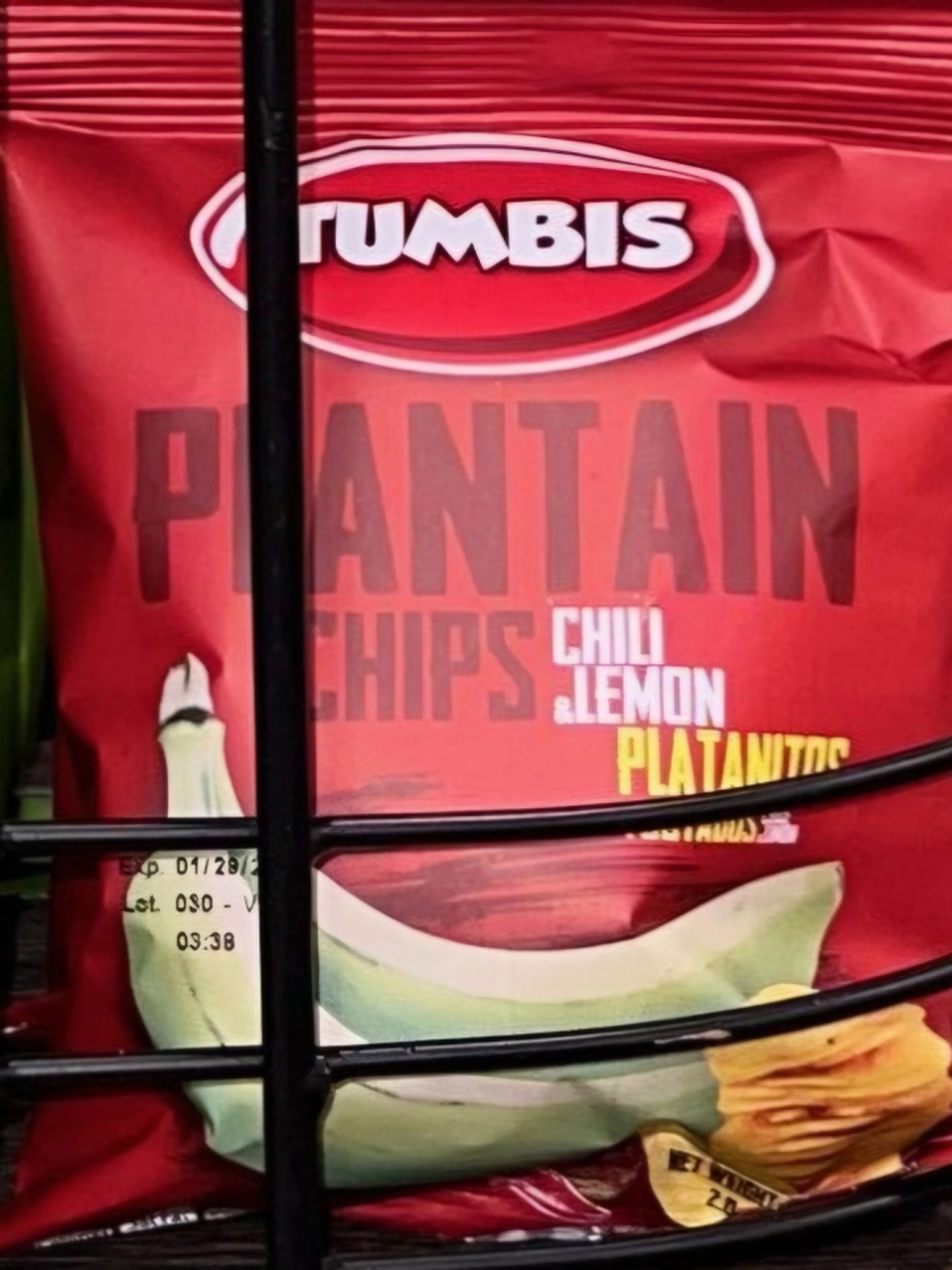 Chili and Lemon plantain chips.