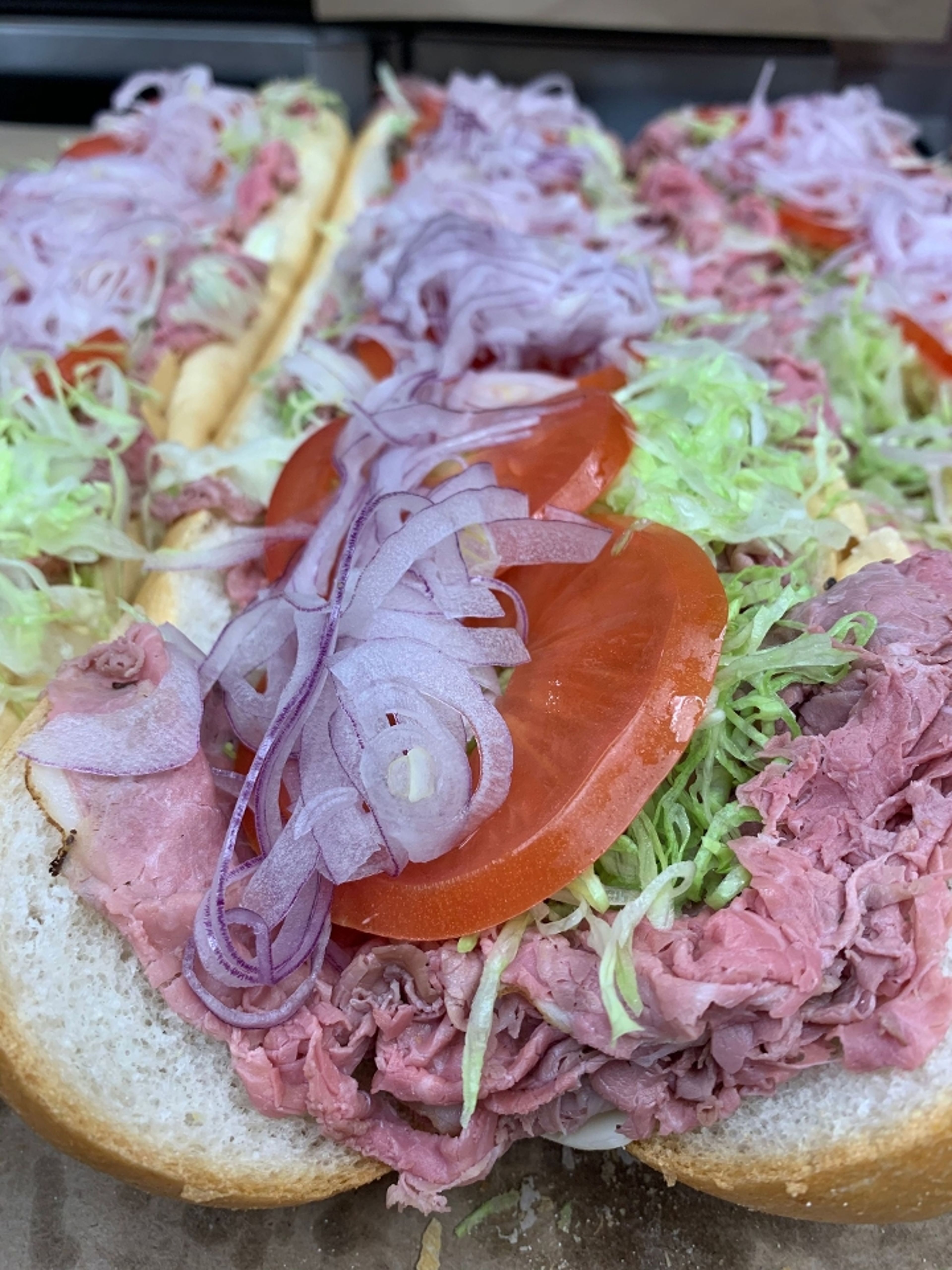 Roast Beef Hoagie.