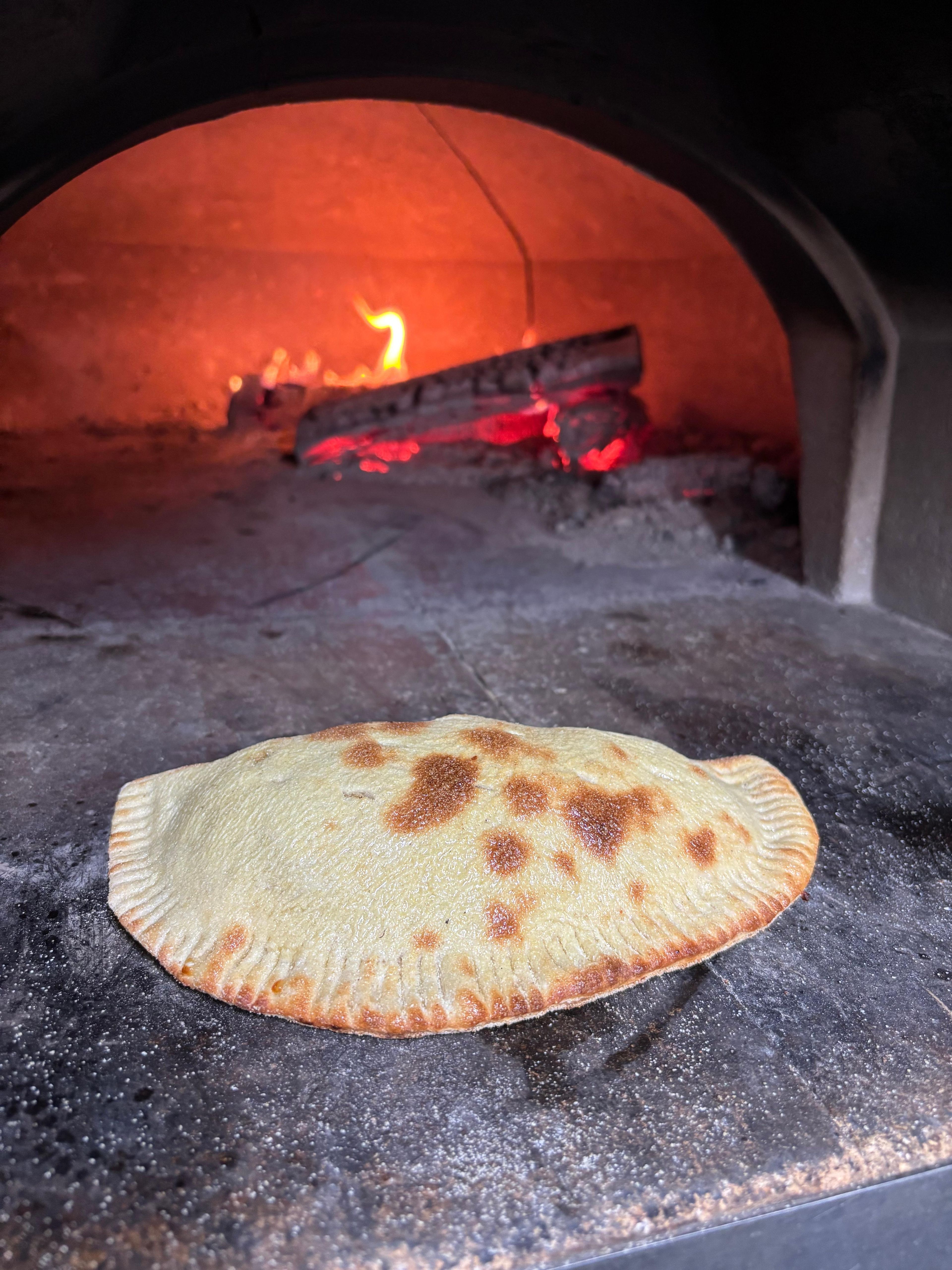 Cluckin Bacon Ranch Calzone.