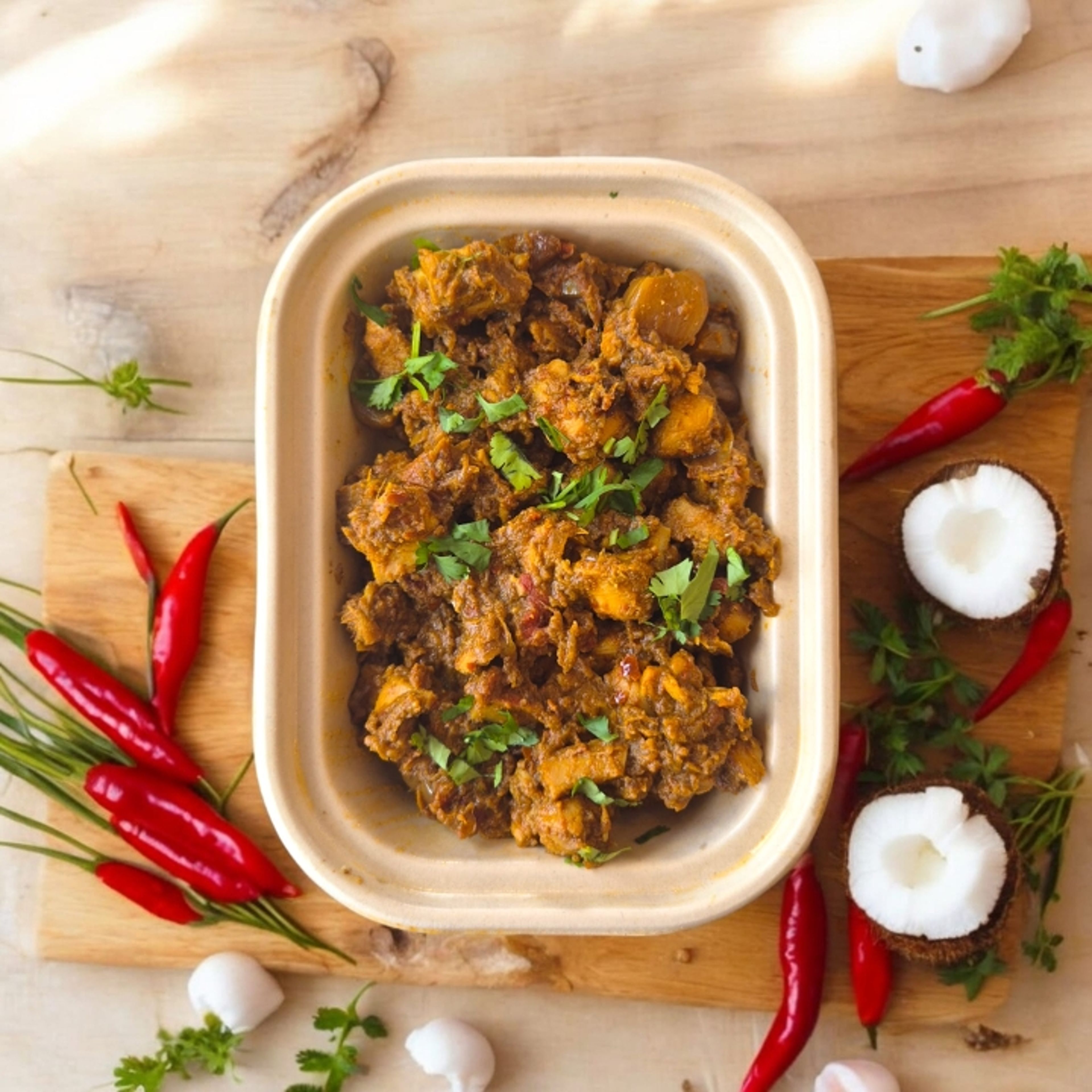 Pallipalayam Chicken/Spicy Coconut Chicken.