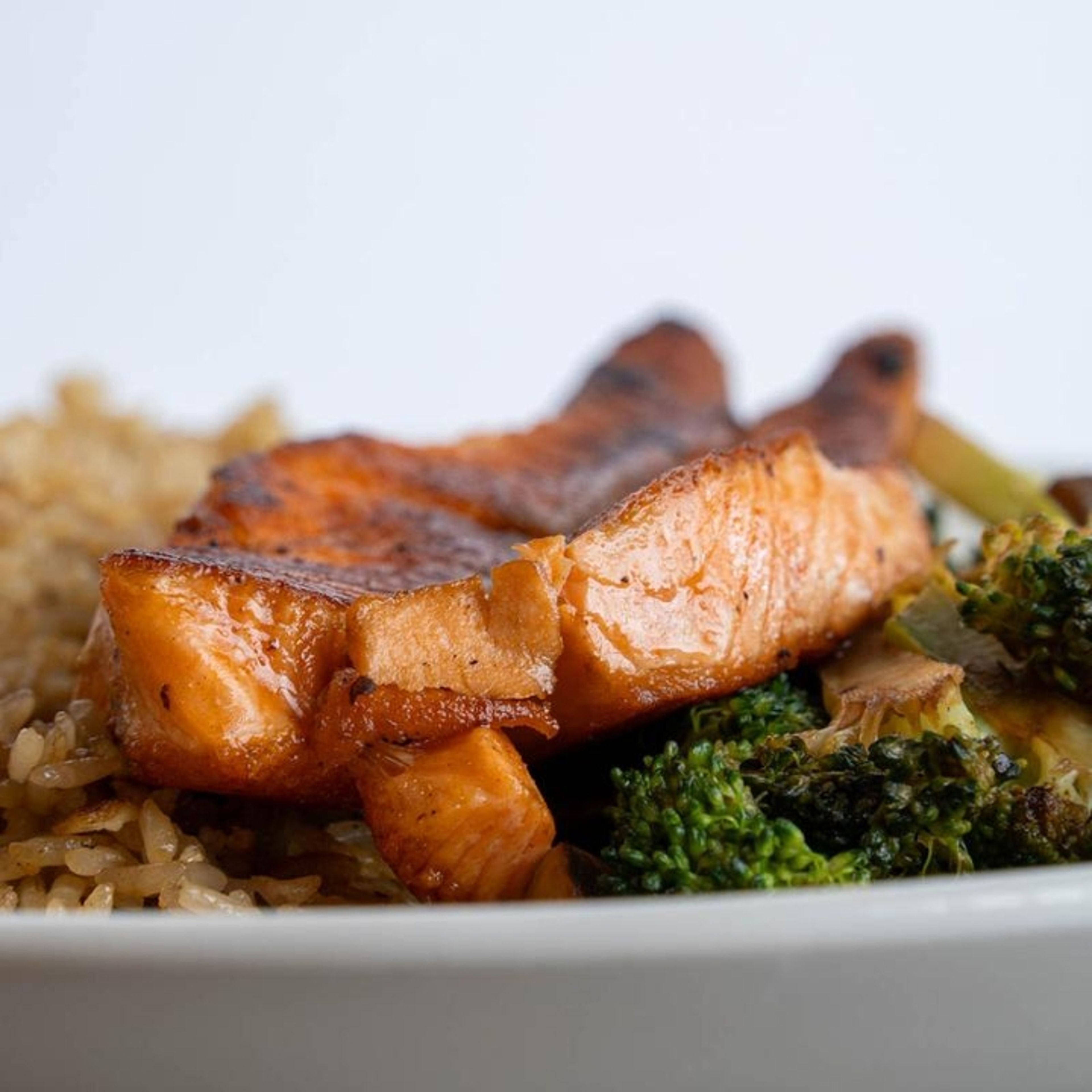 HIBACHI  SALMON.