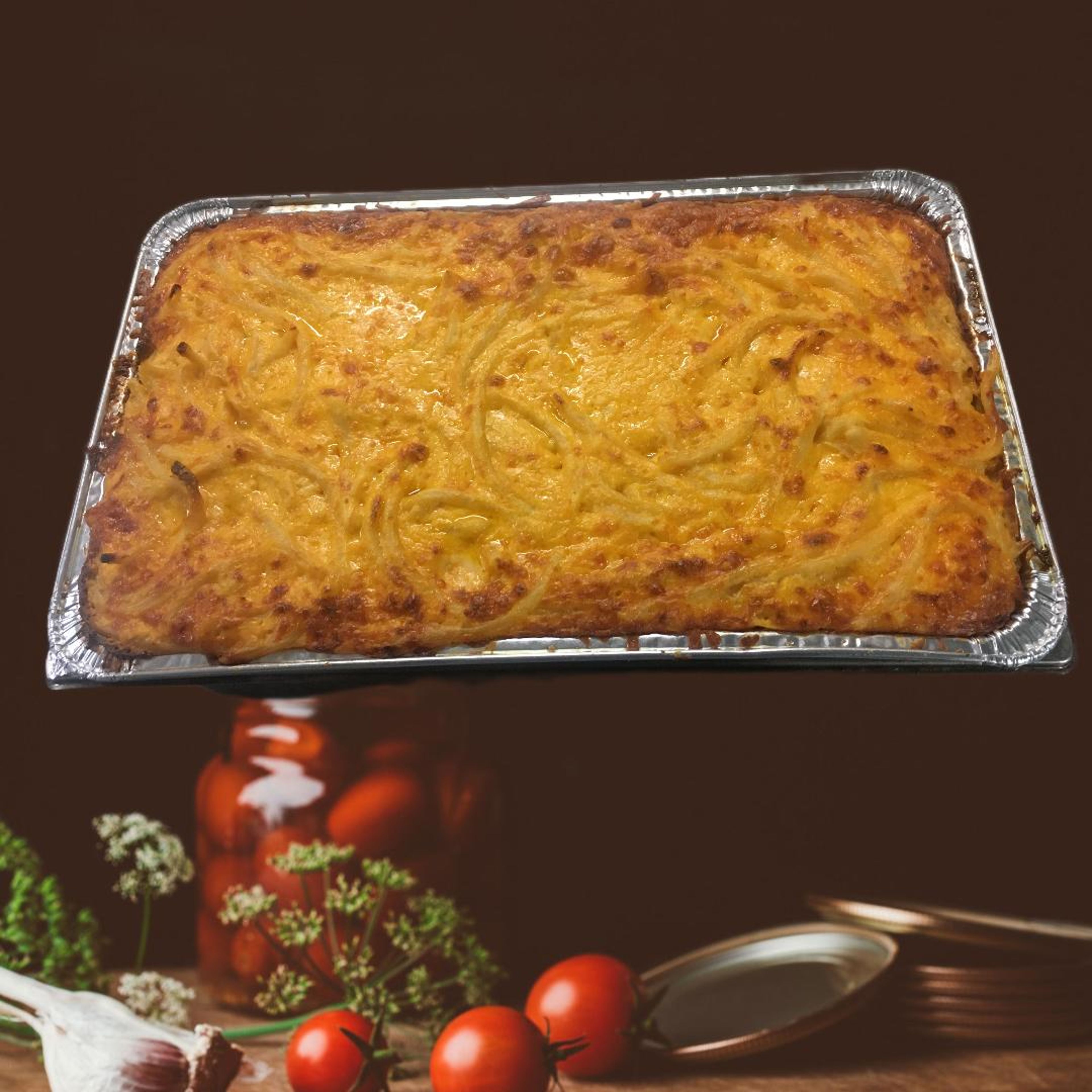 Sicilian Style Mac & Cheese Lasagne.