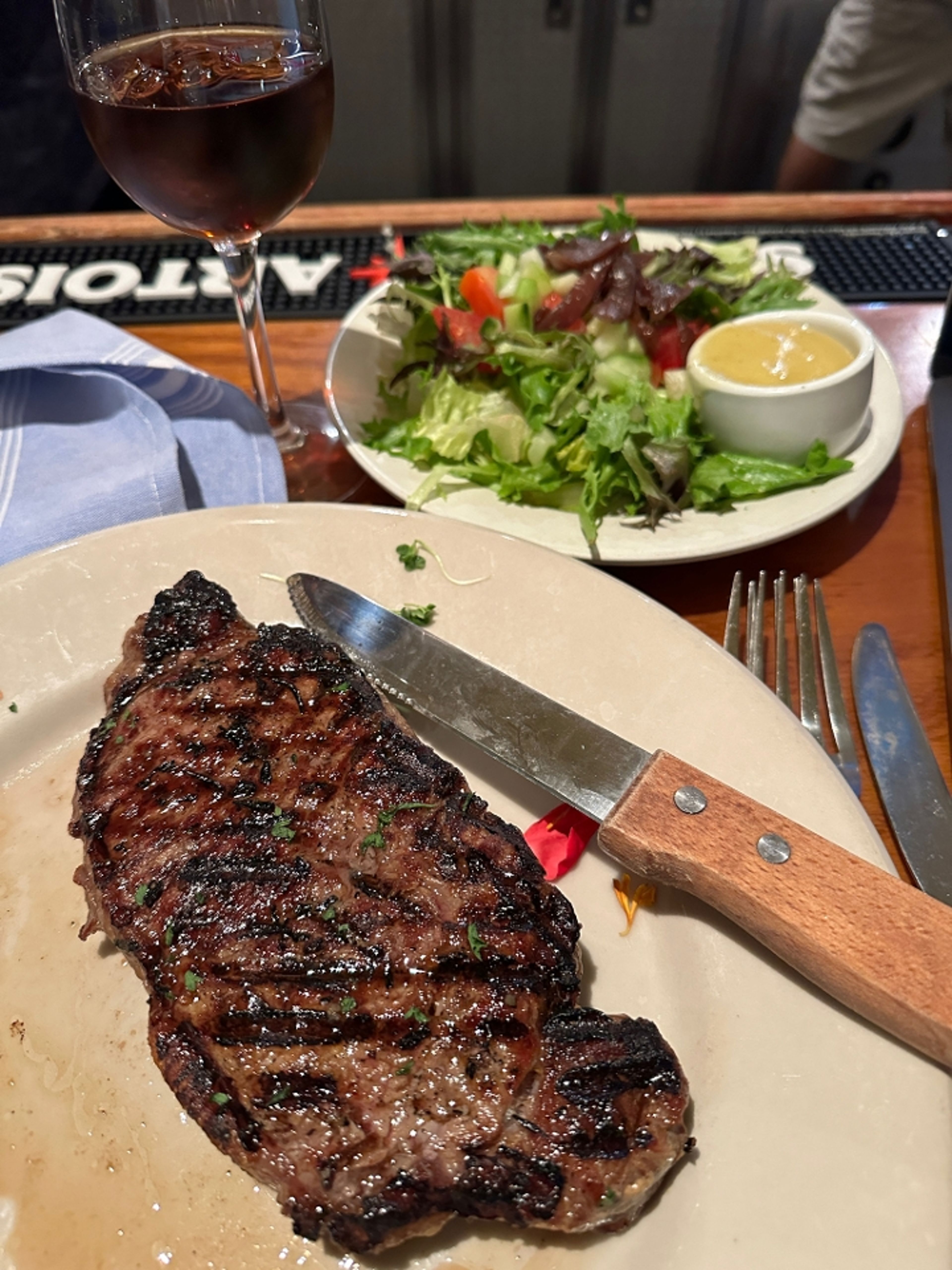 PRIME NEW YORK STEAK.