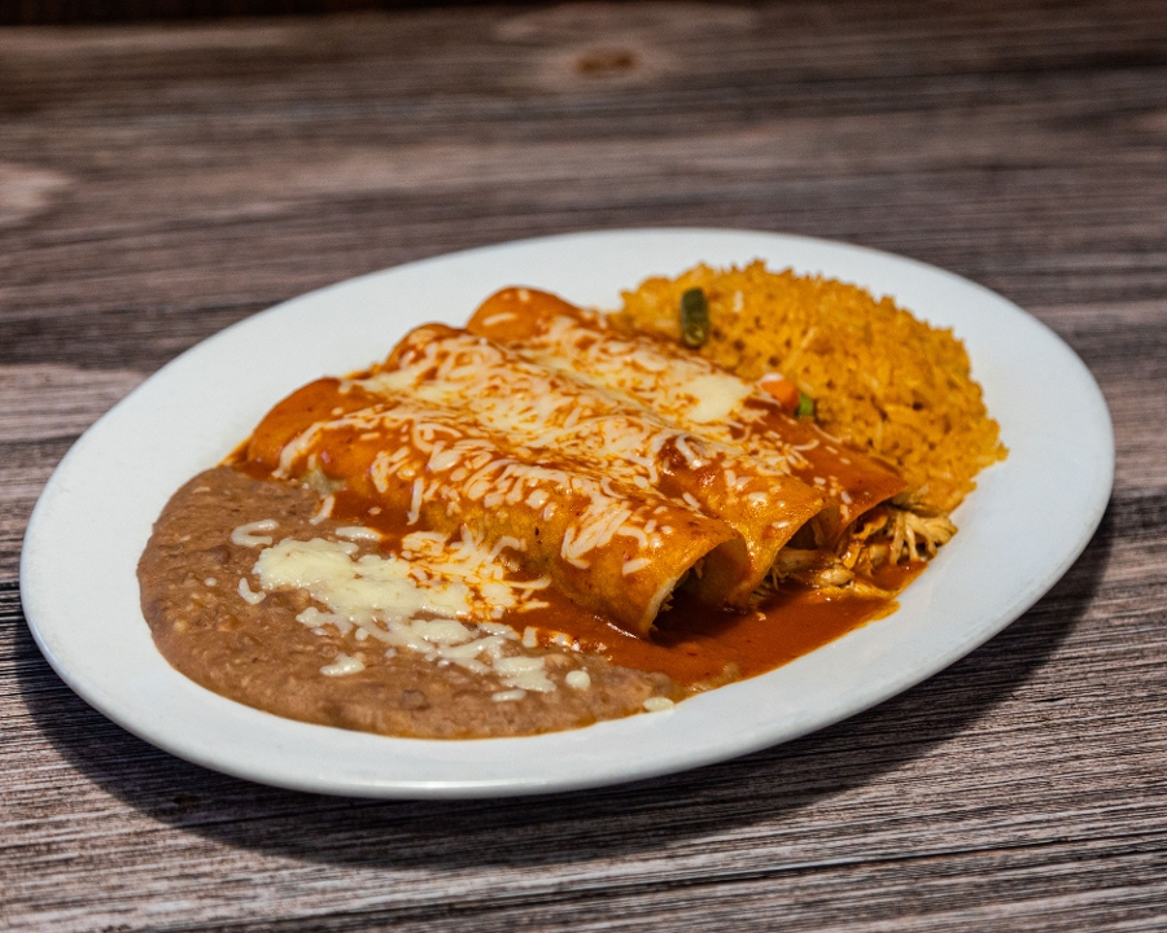 Enchiladas Tapatias.