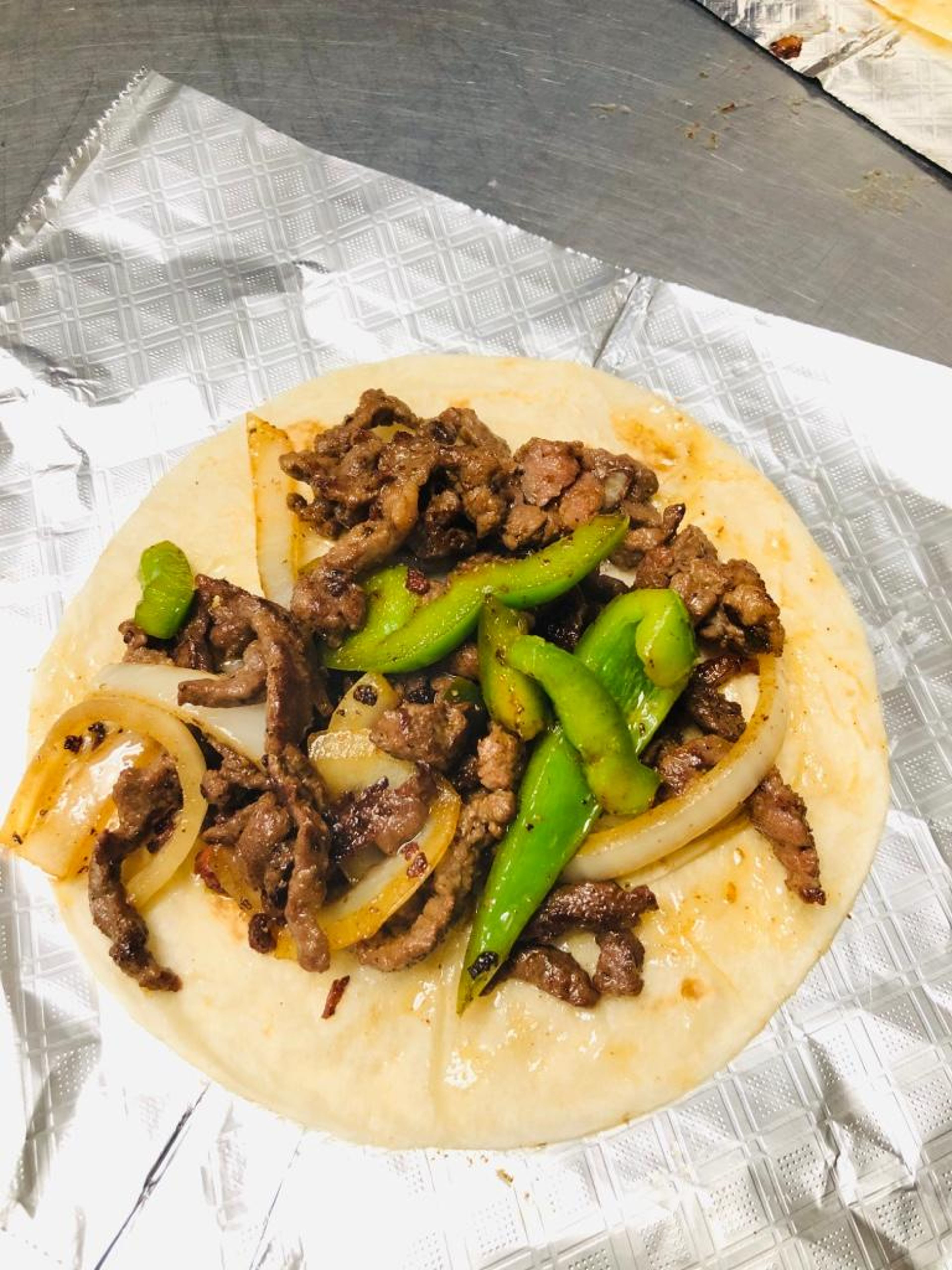Beef Fajita (Available at 8am).