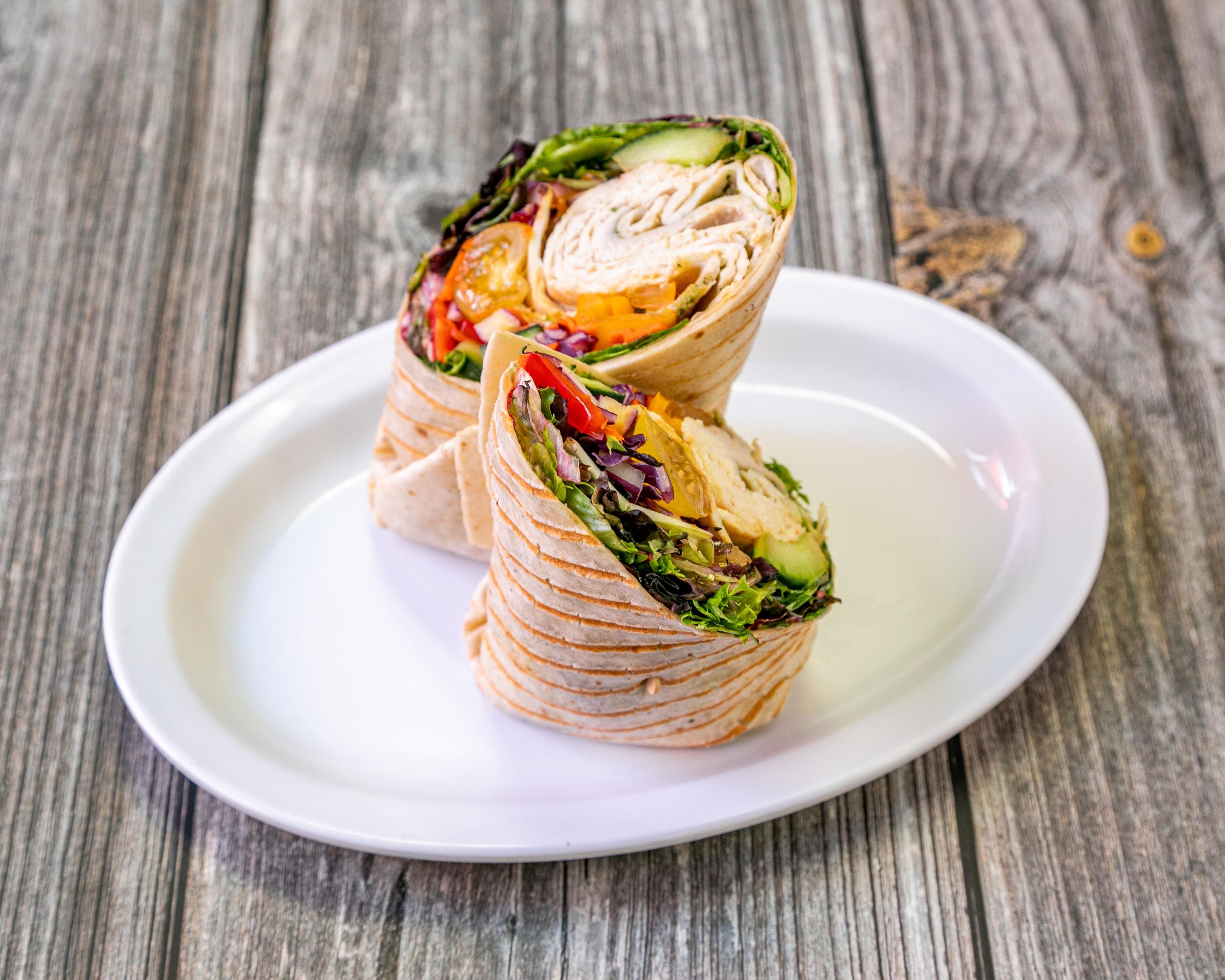 Thai Spice Chicken Wrap.
