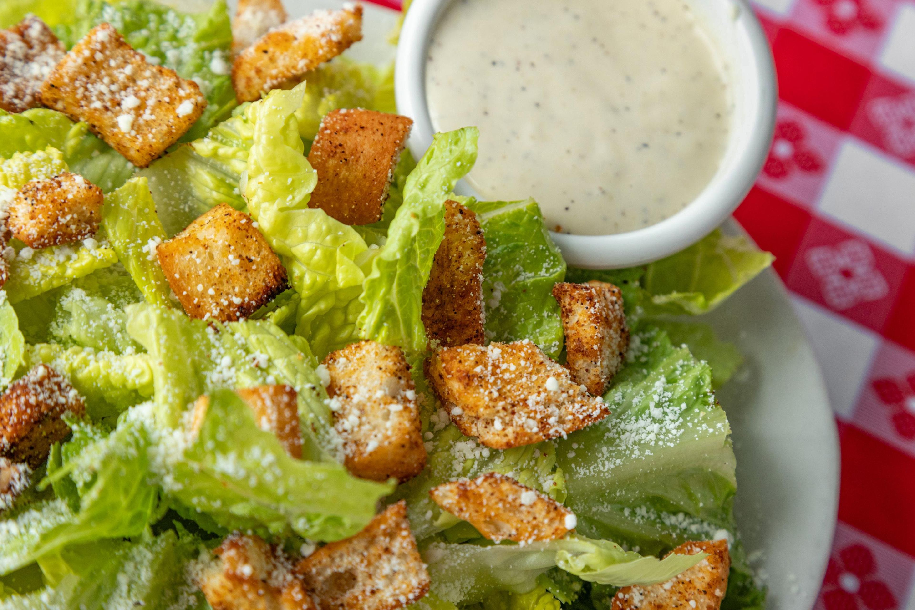 Regular Caesar Salad.