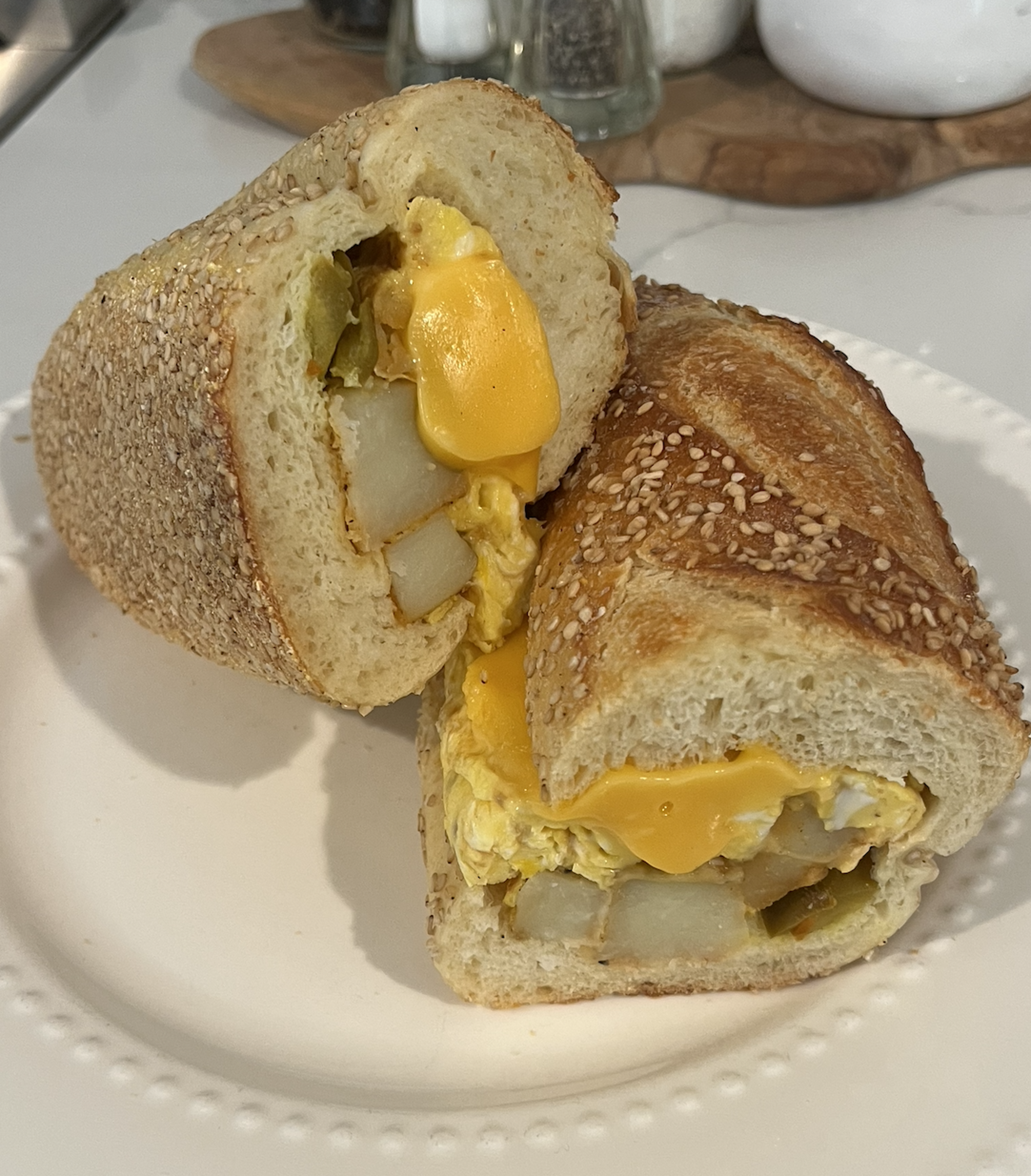 NANNIES POTATOES & EGGS.