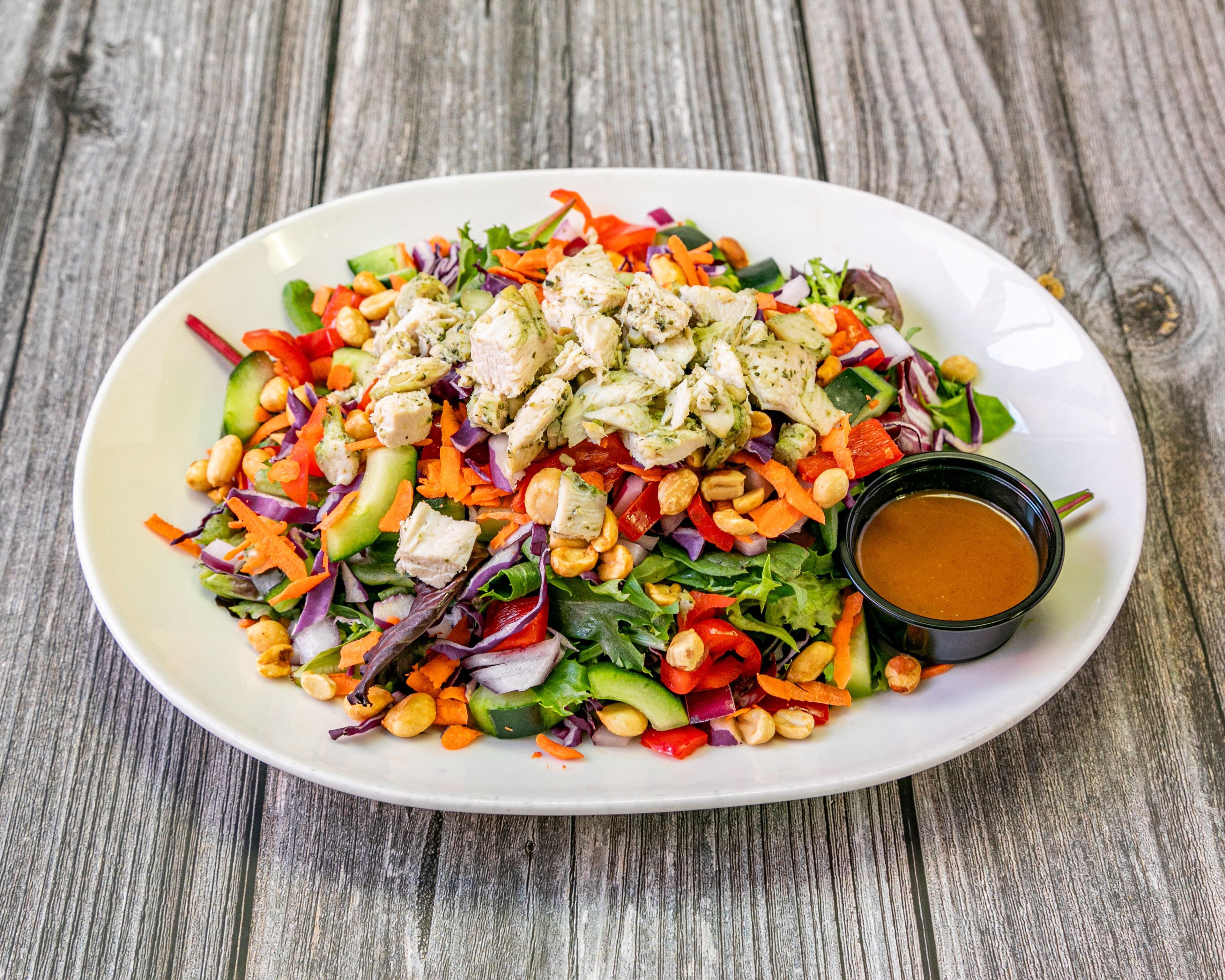 Thai spice chicken Salad.