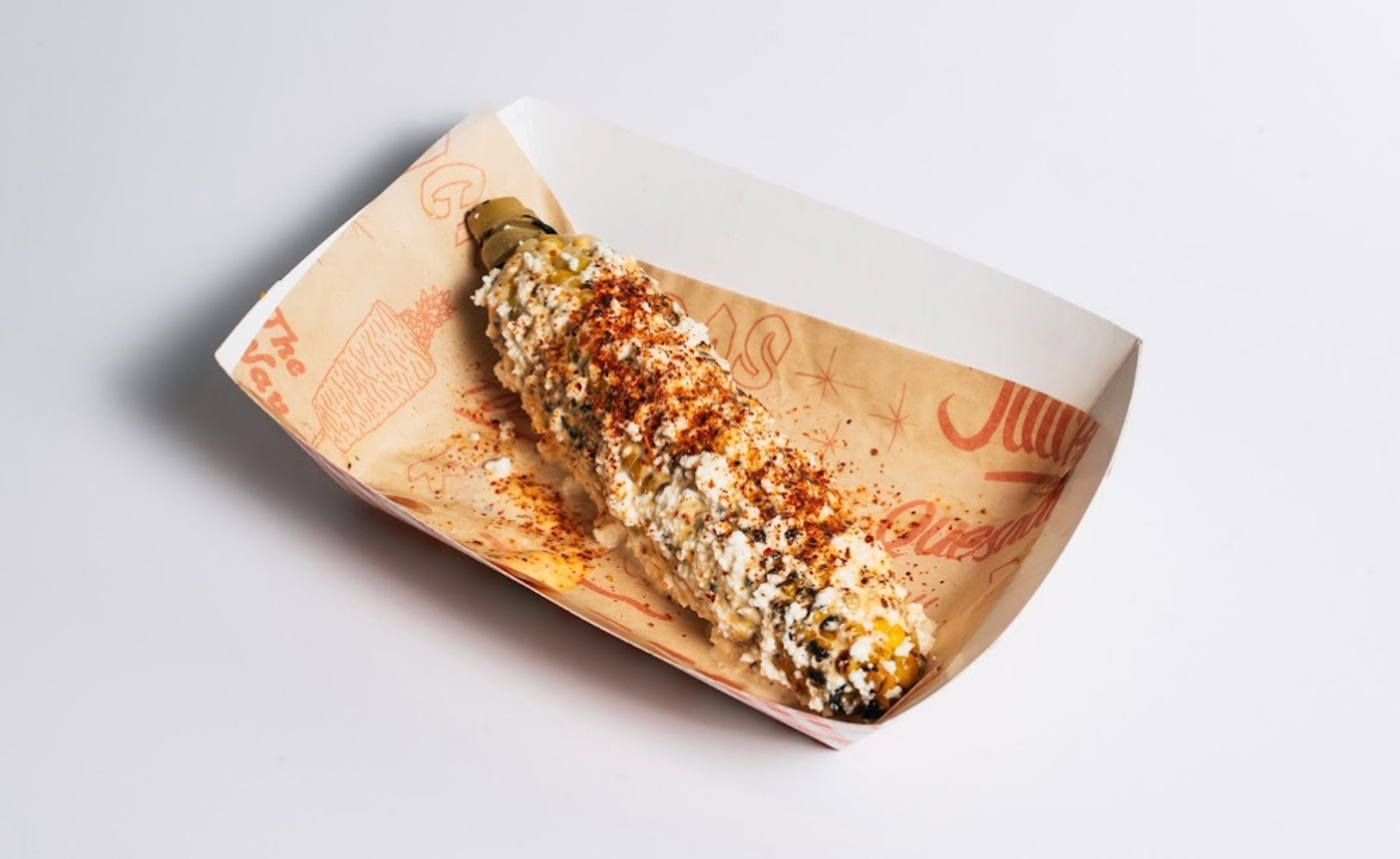 Elote Asado (corn on the cob).
