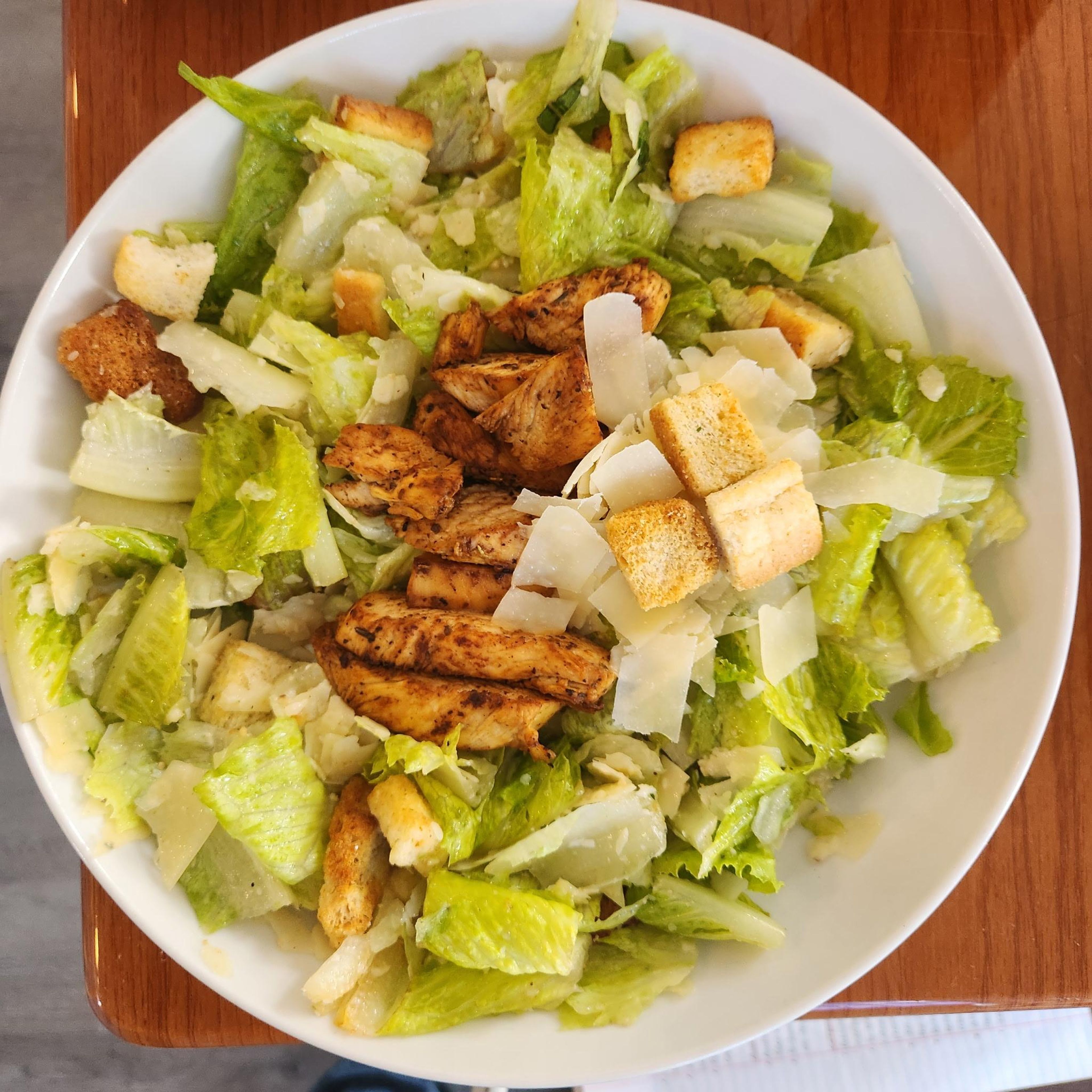 Chicken Ceasar Salad.