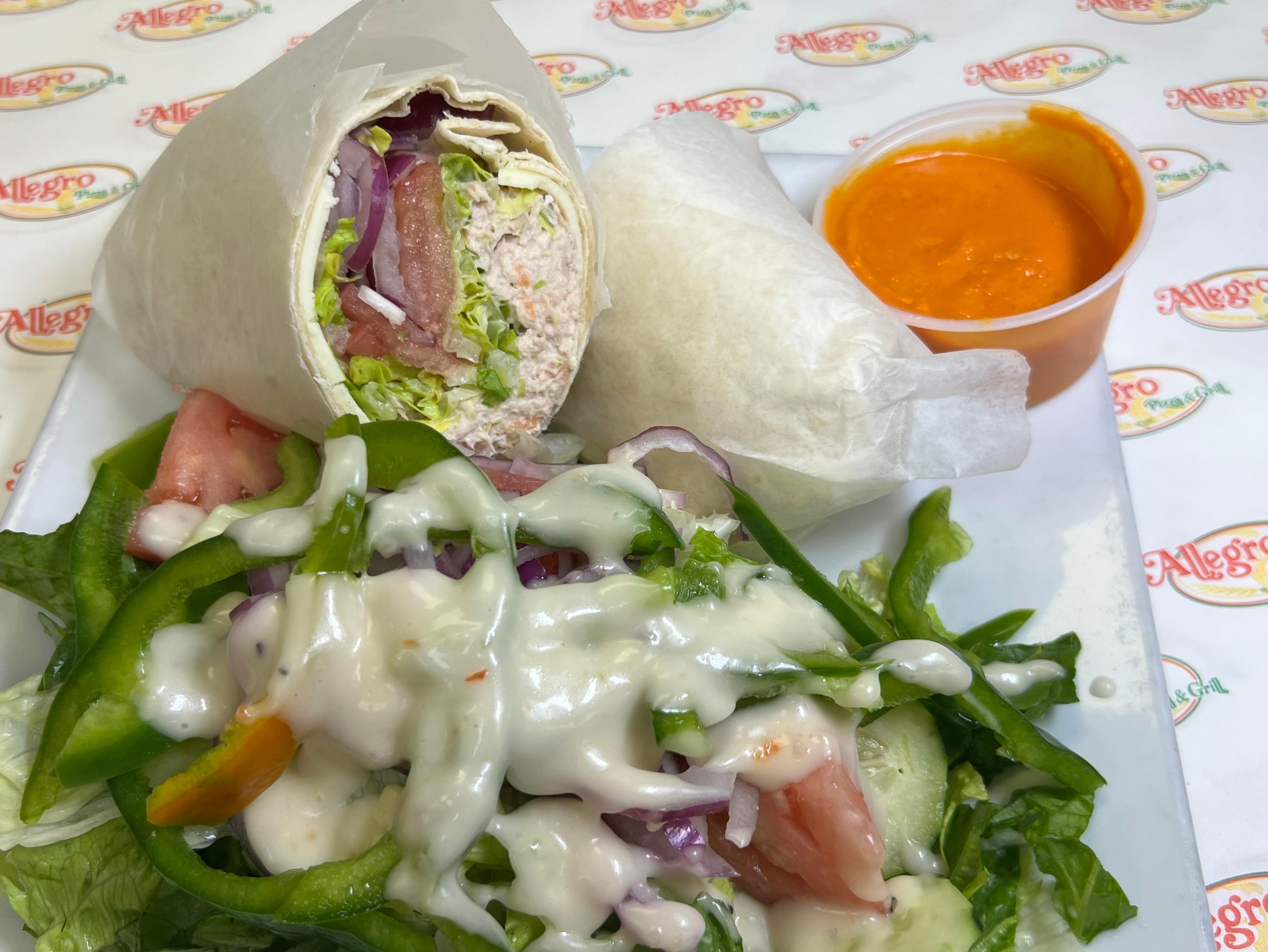 Tuna Salad Wrap.