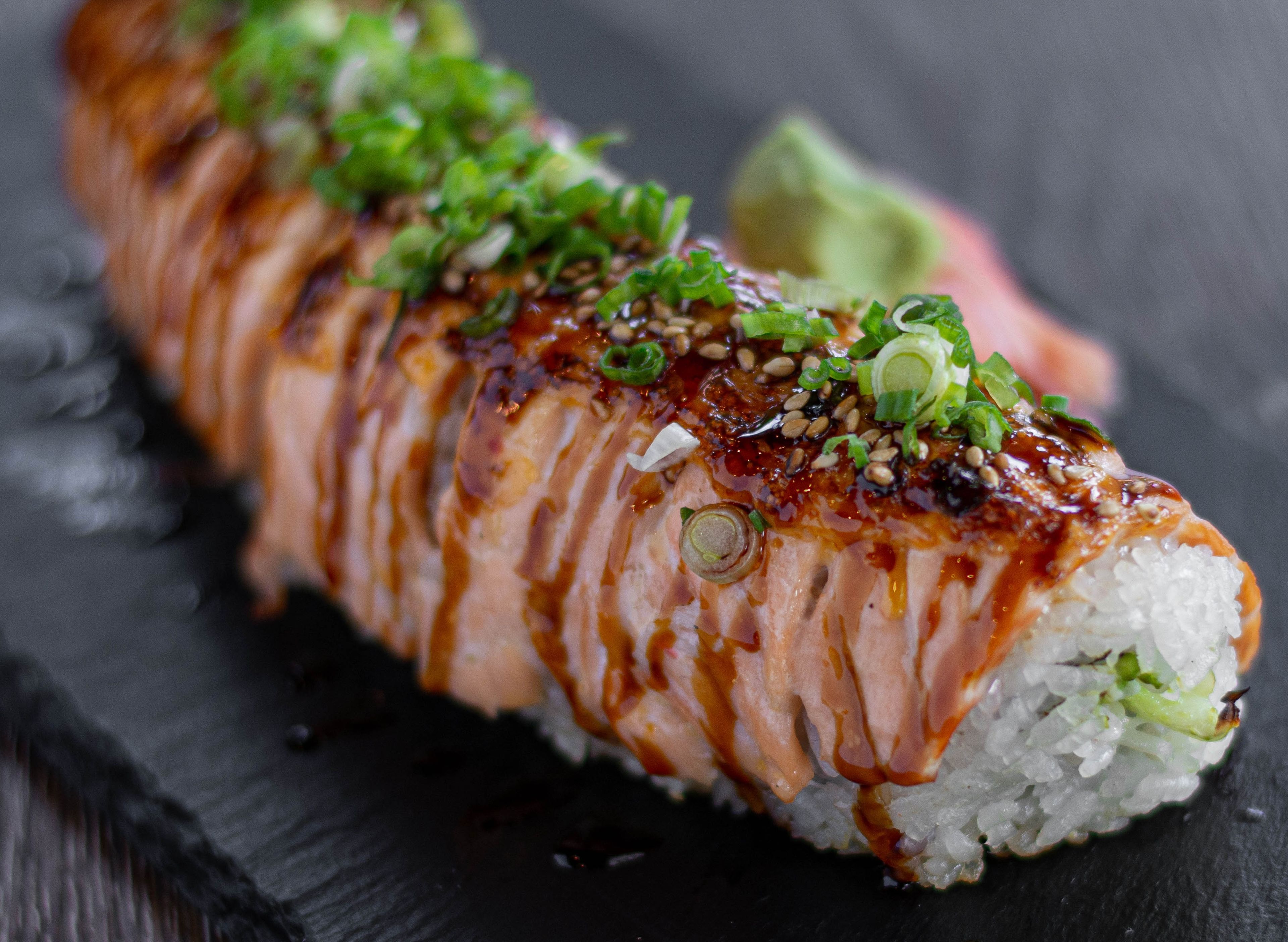 Baked Salmon Roll.