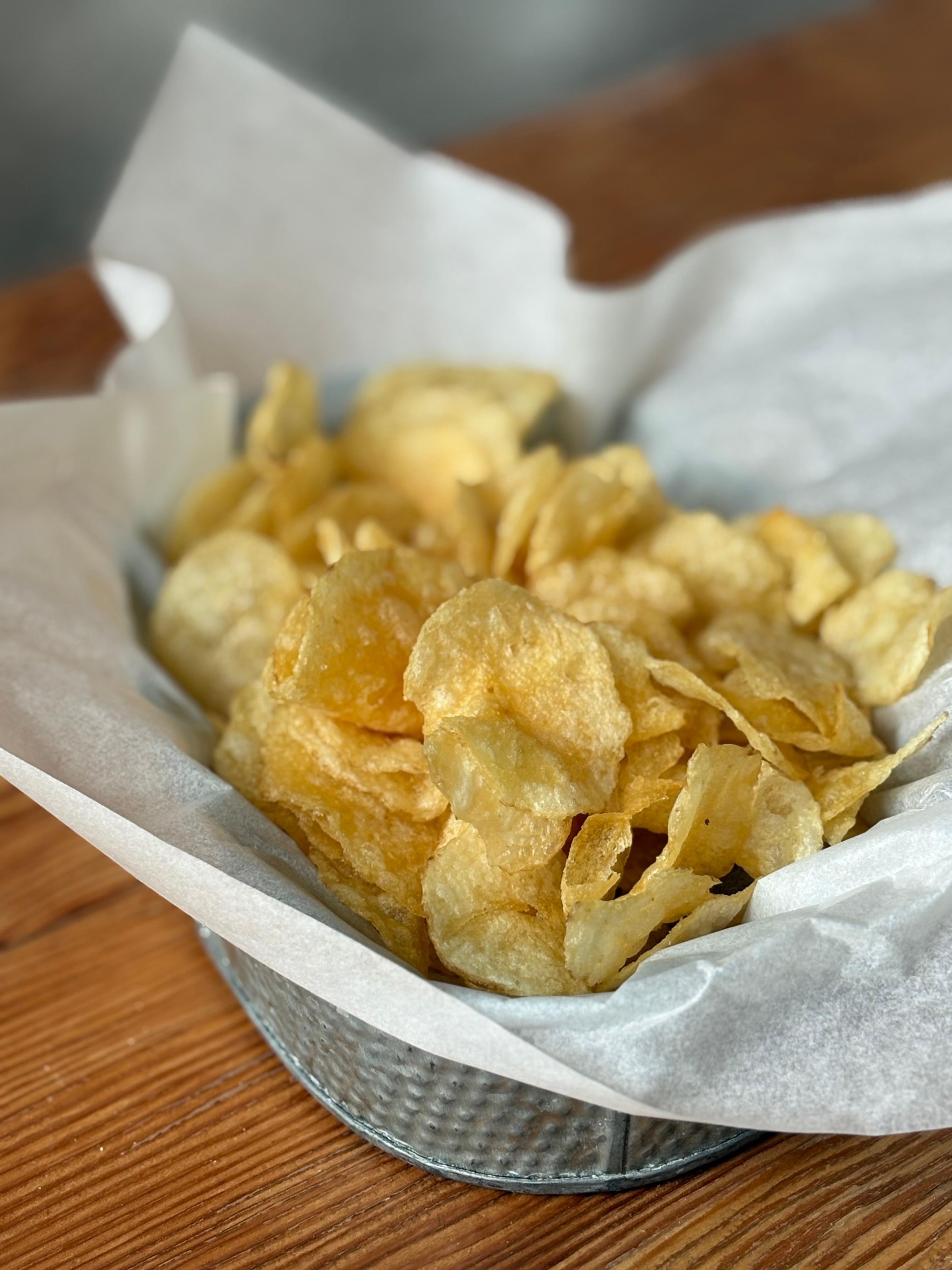 Basket of Kettle Chips.