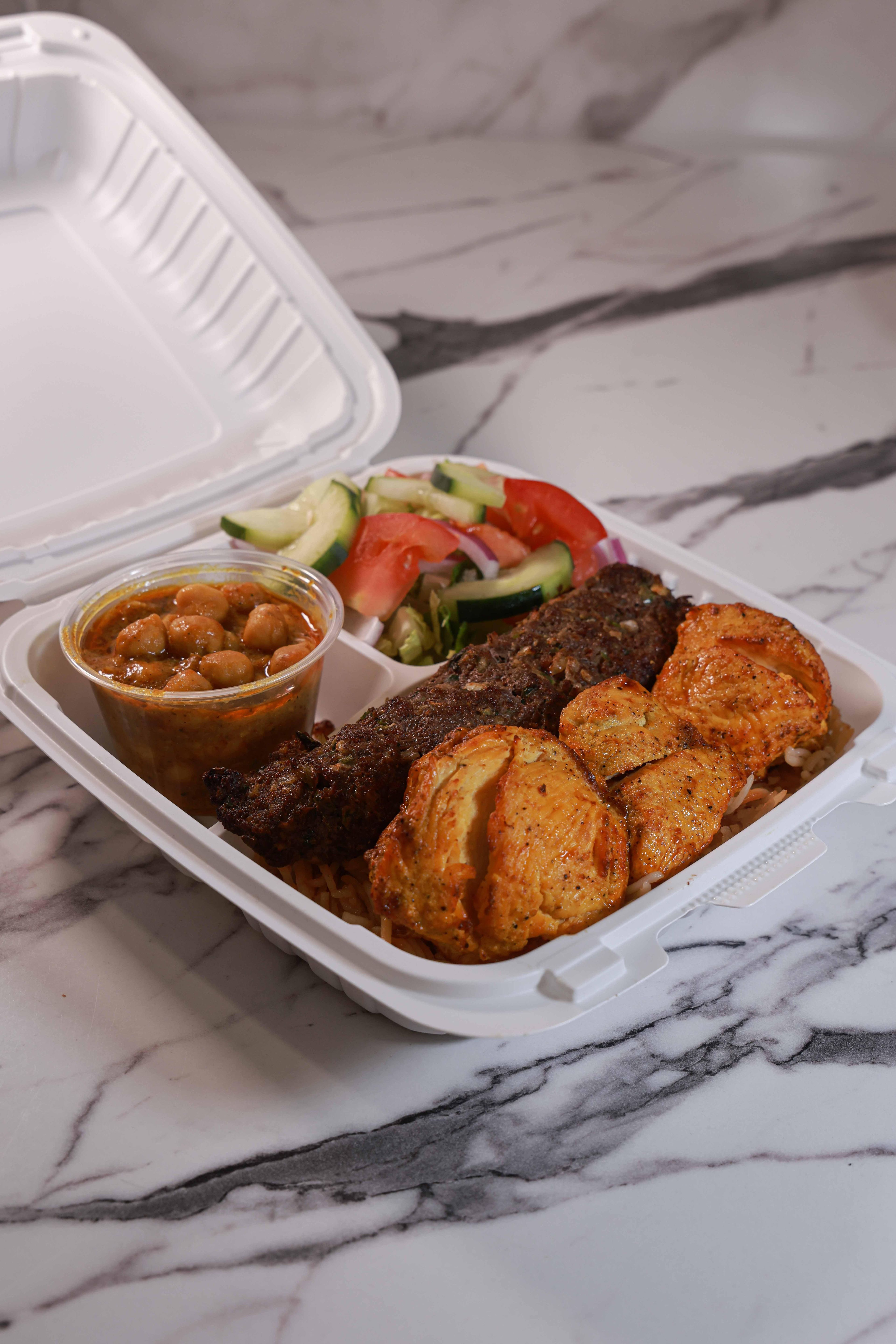 Combo Beef and Chicken.