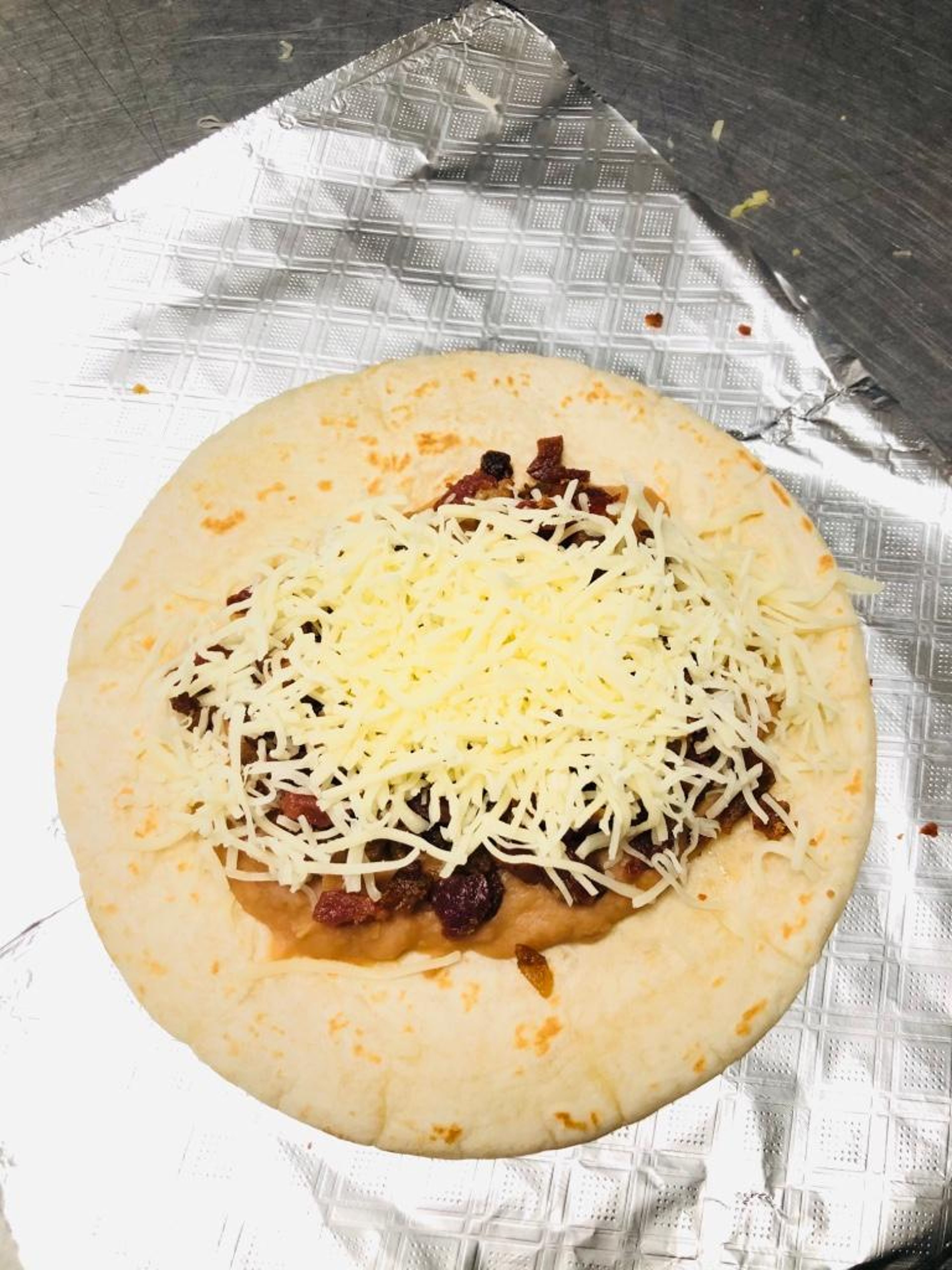 Bean, Bacon, & Cheese.