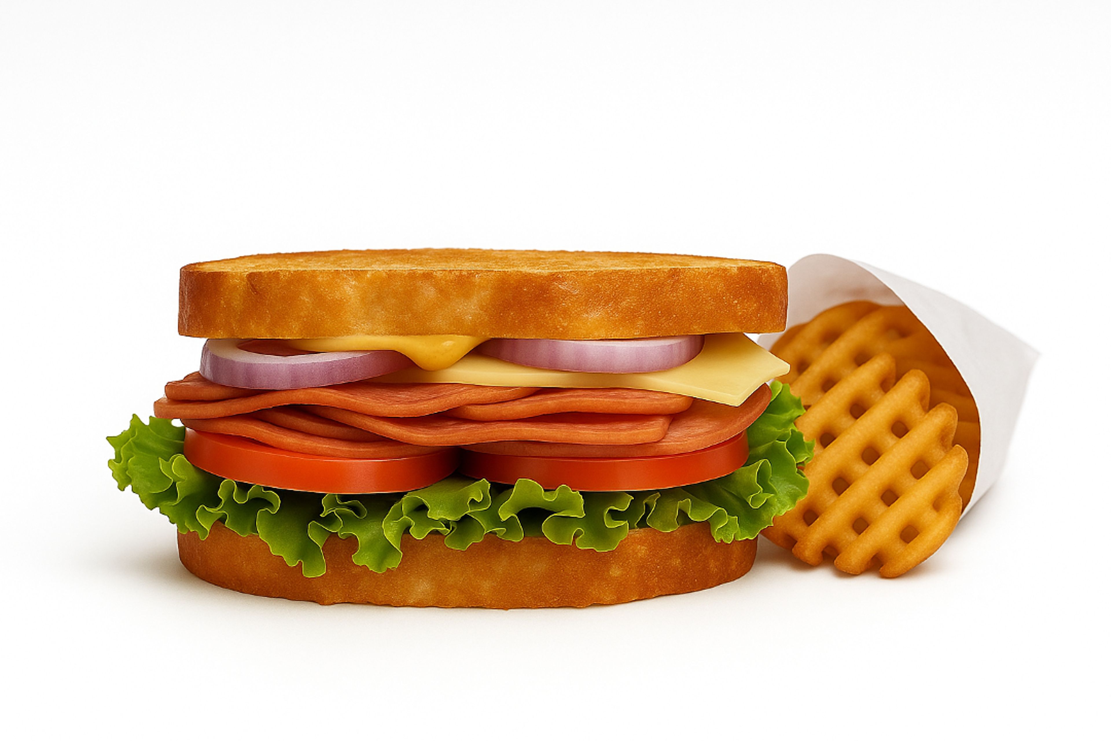 Swiss & Ham Classic Sandwich.