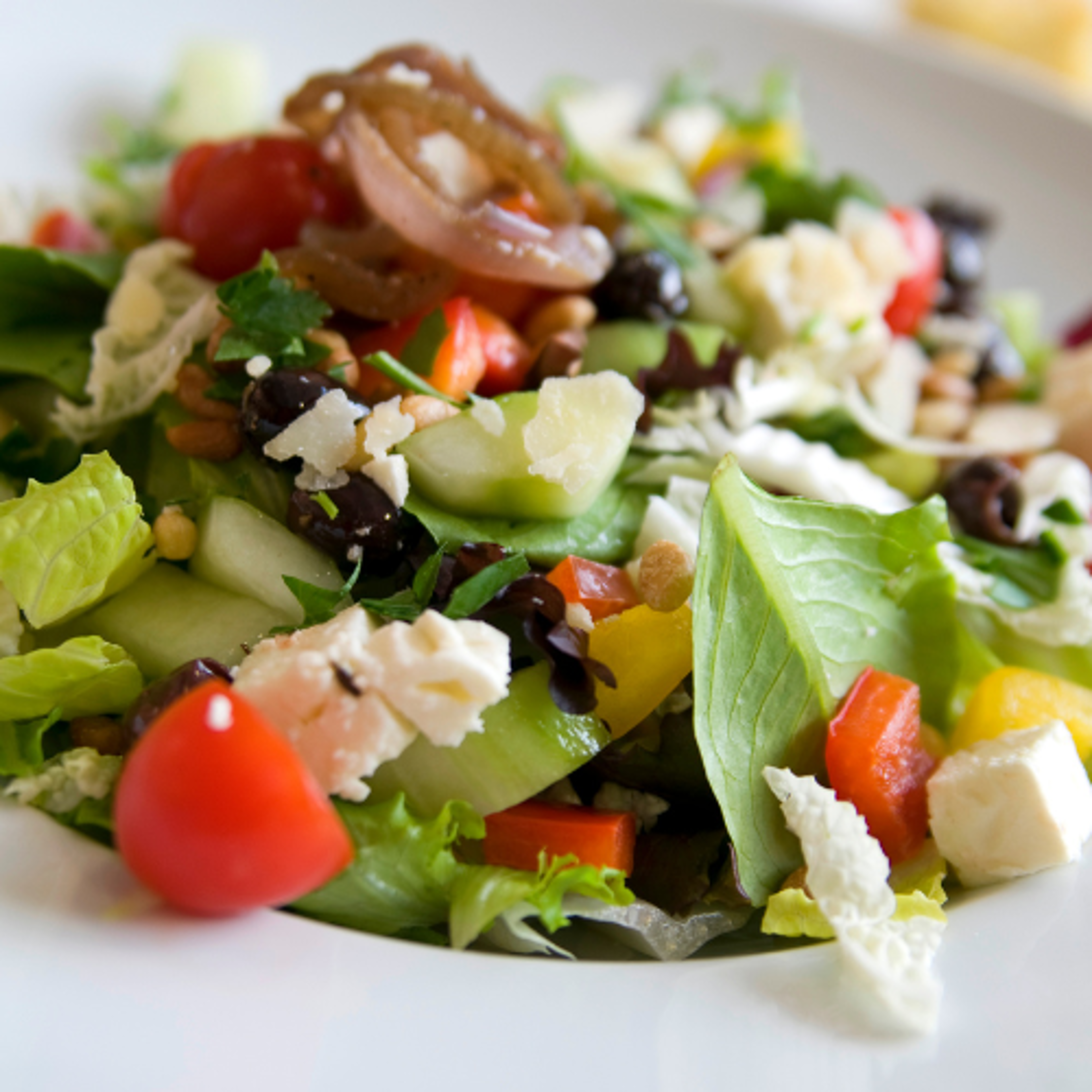 Side Mediterranean Salad.
