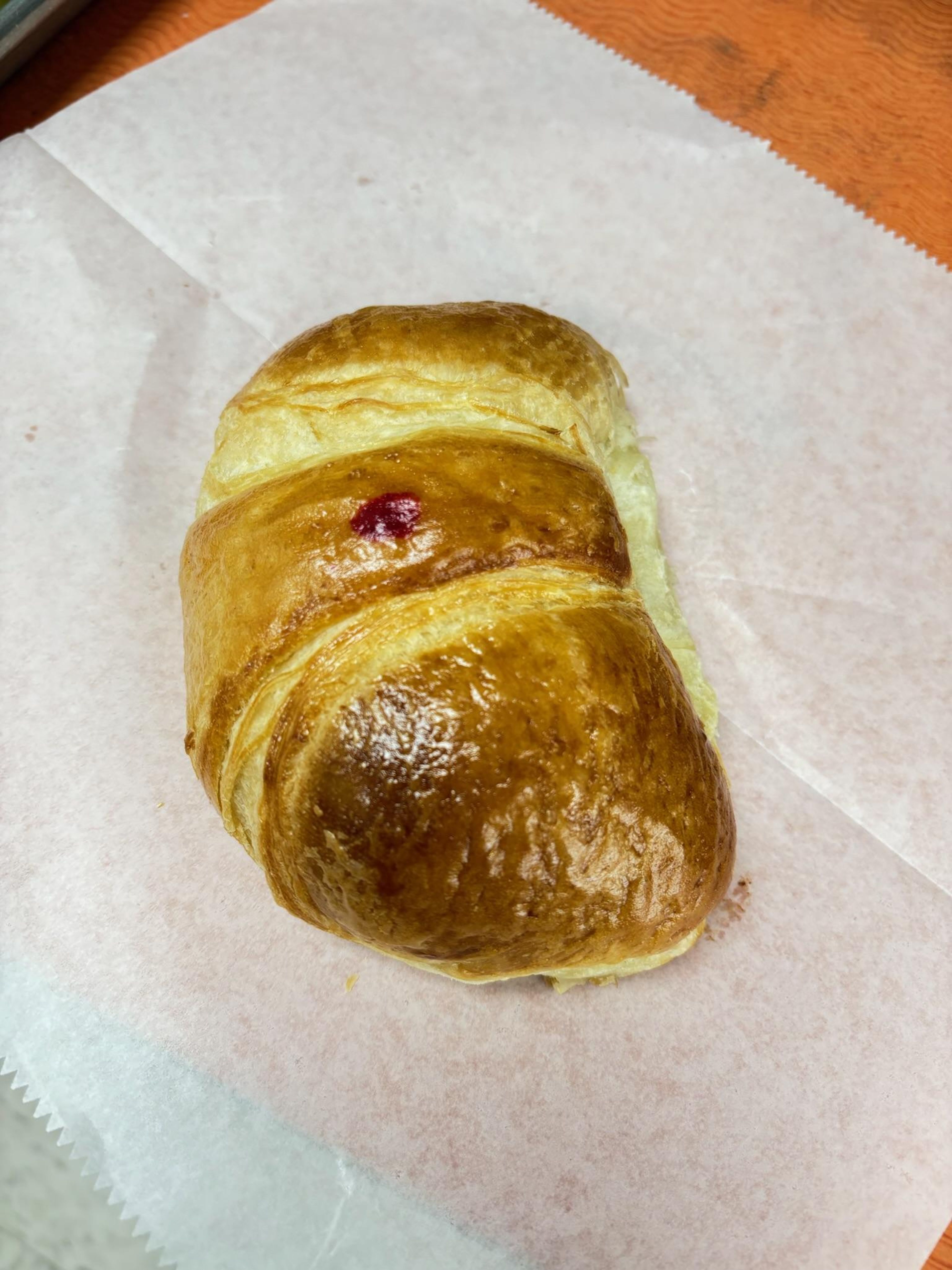 Croissant Roll: Ham, Cheese, & Jalapeños.