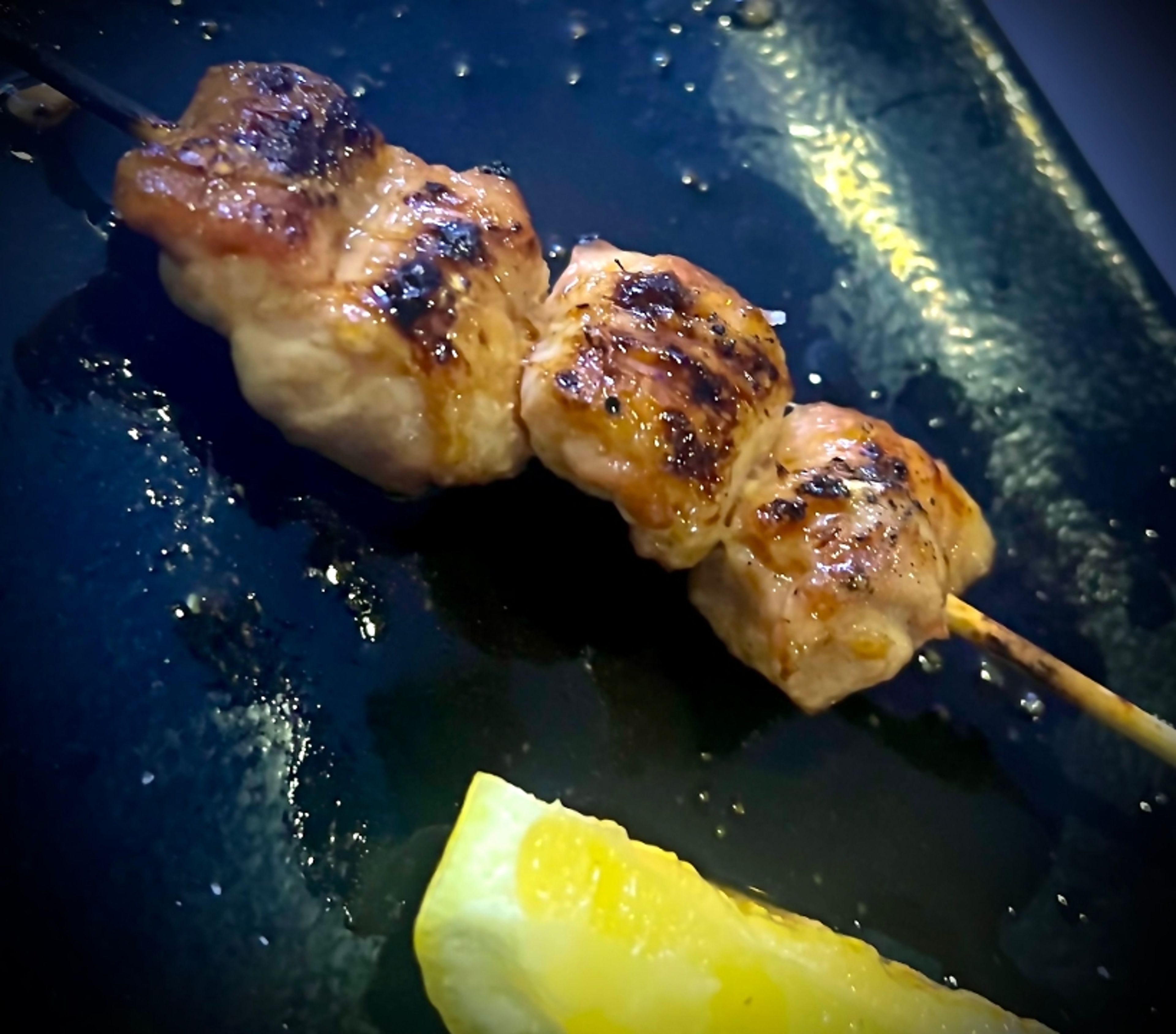 Chicken Oyster Yakitori.