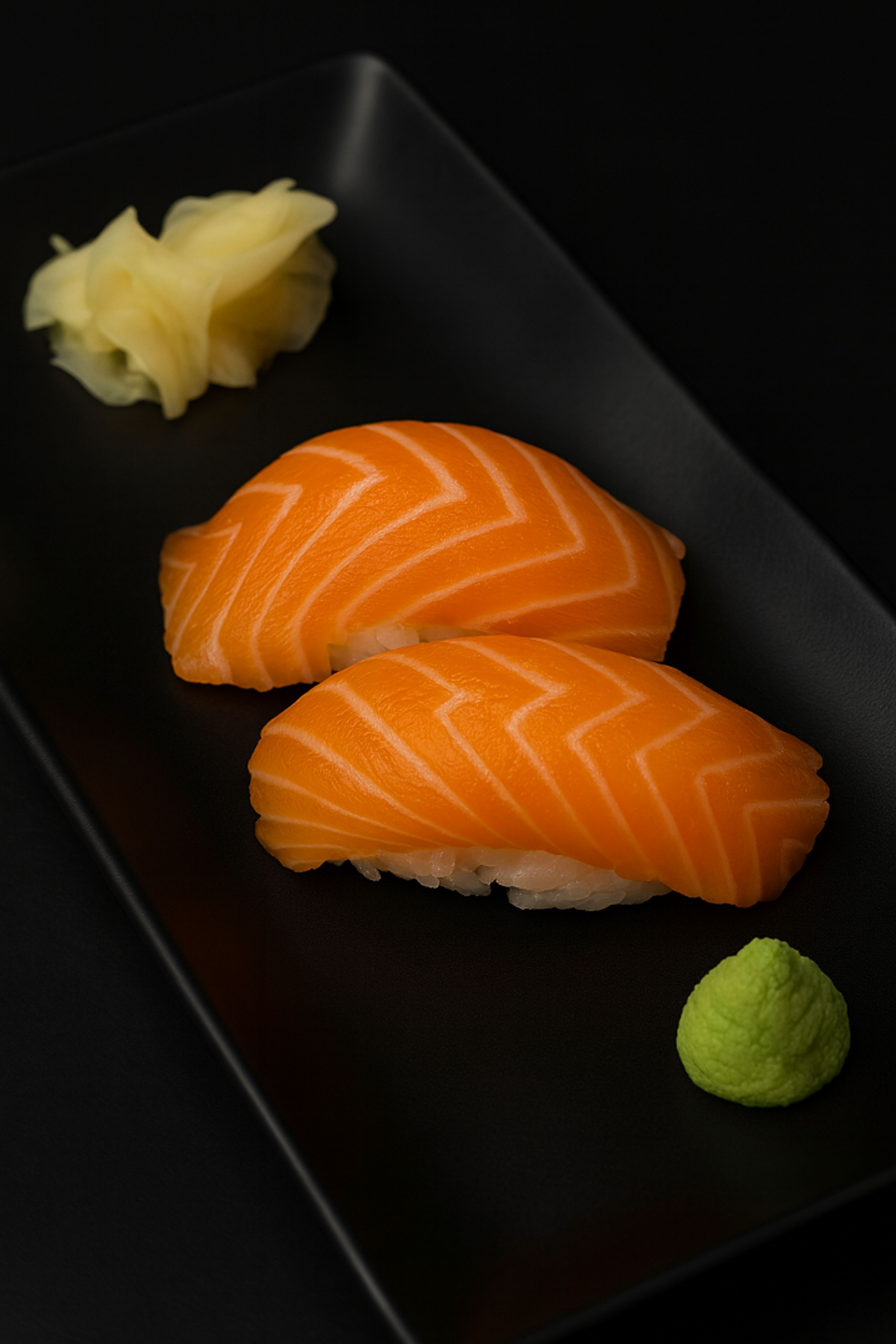 Salmon Sashimi.