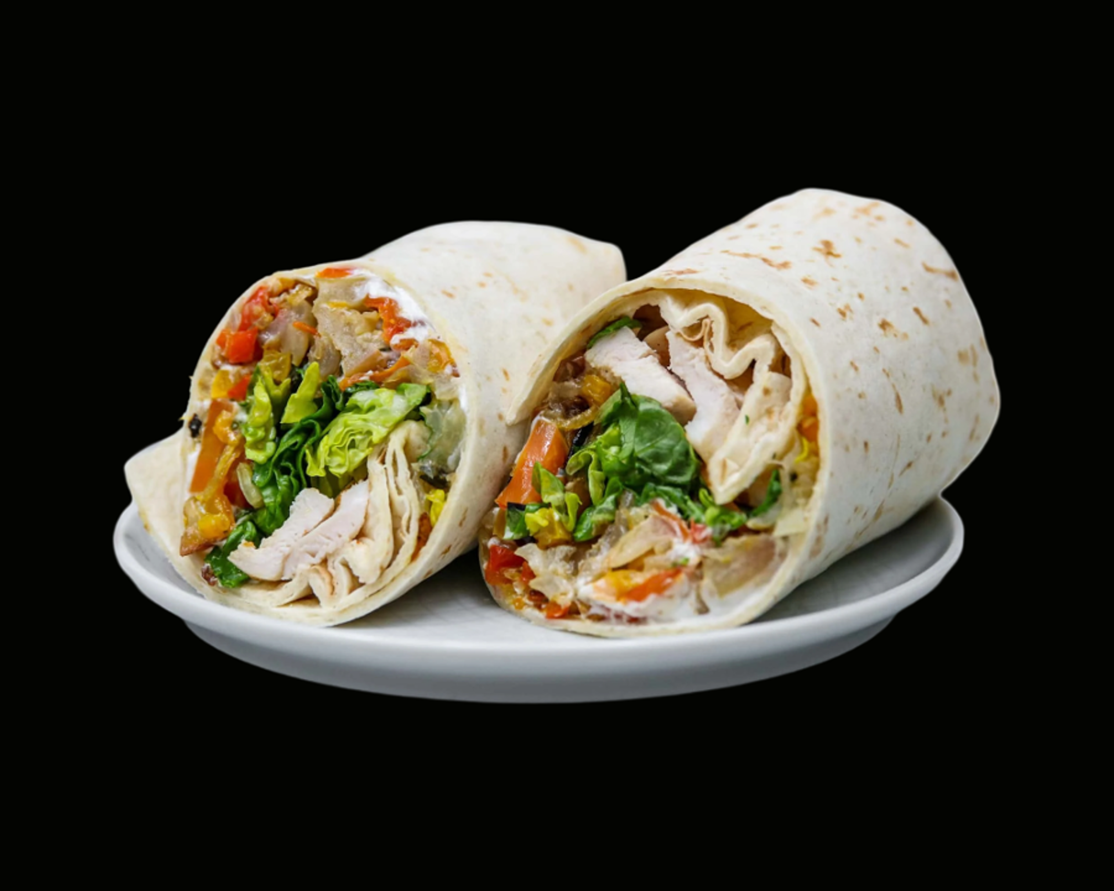 FALAFEL & HUMMUS WRAP (V) (VG).
