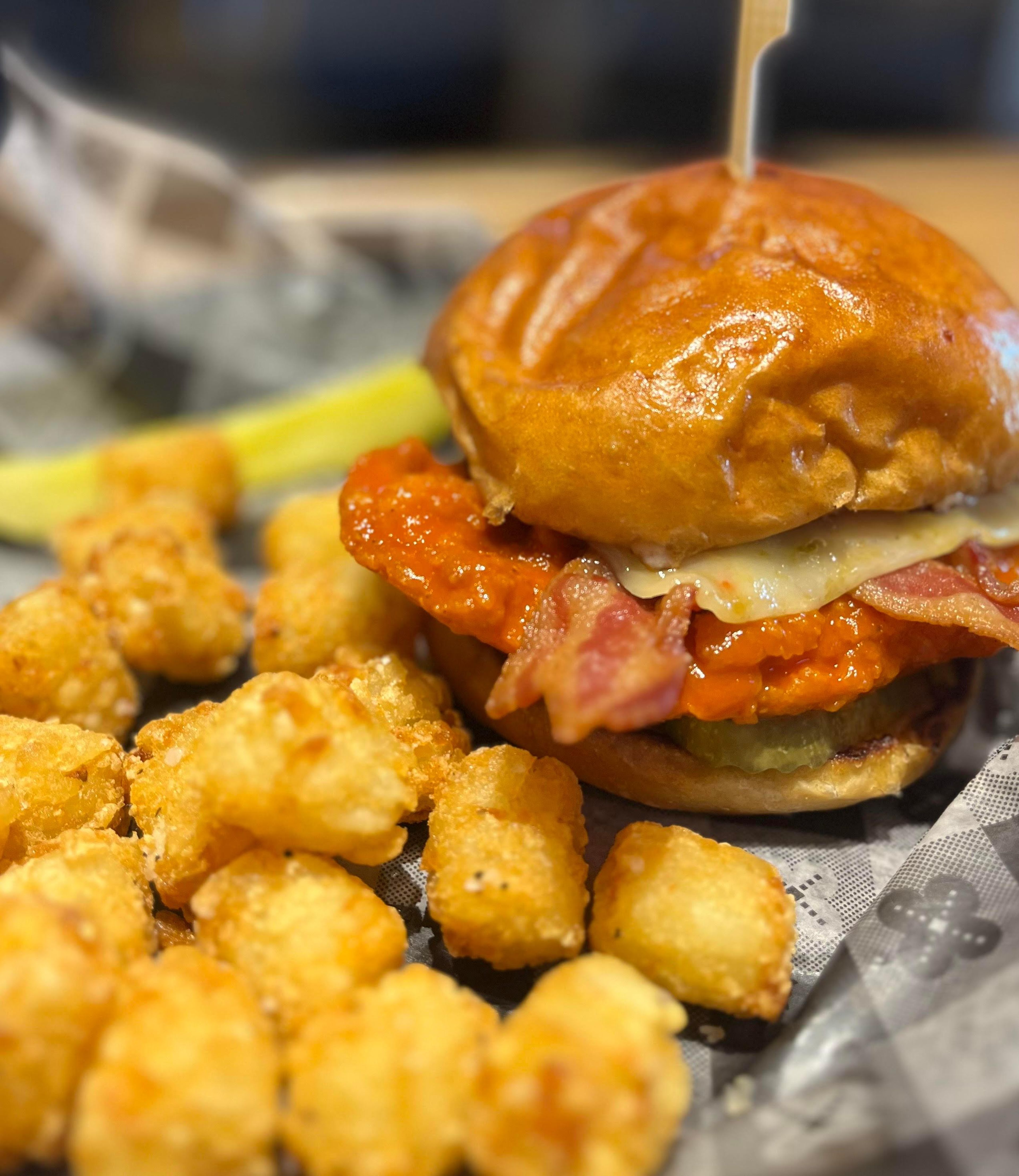 Pepper Jack Buffalo Chicken Sandwich.