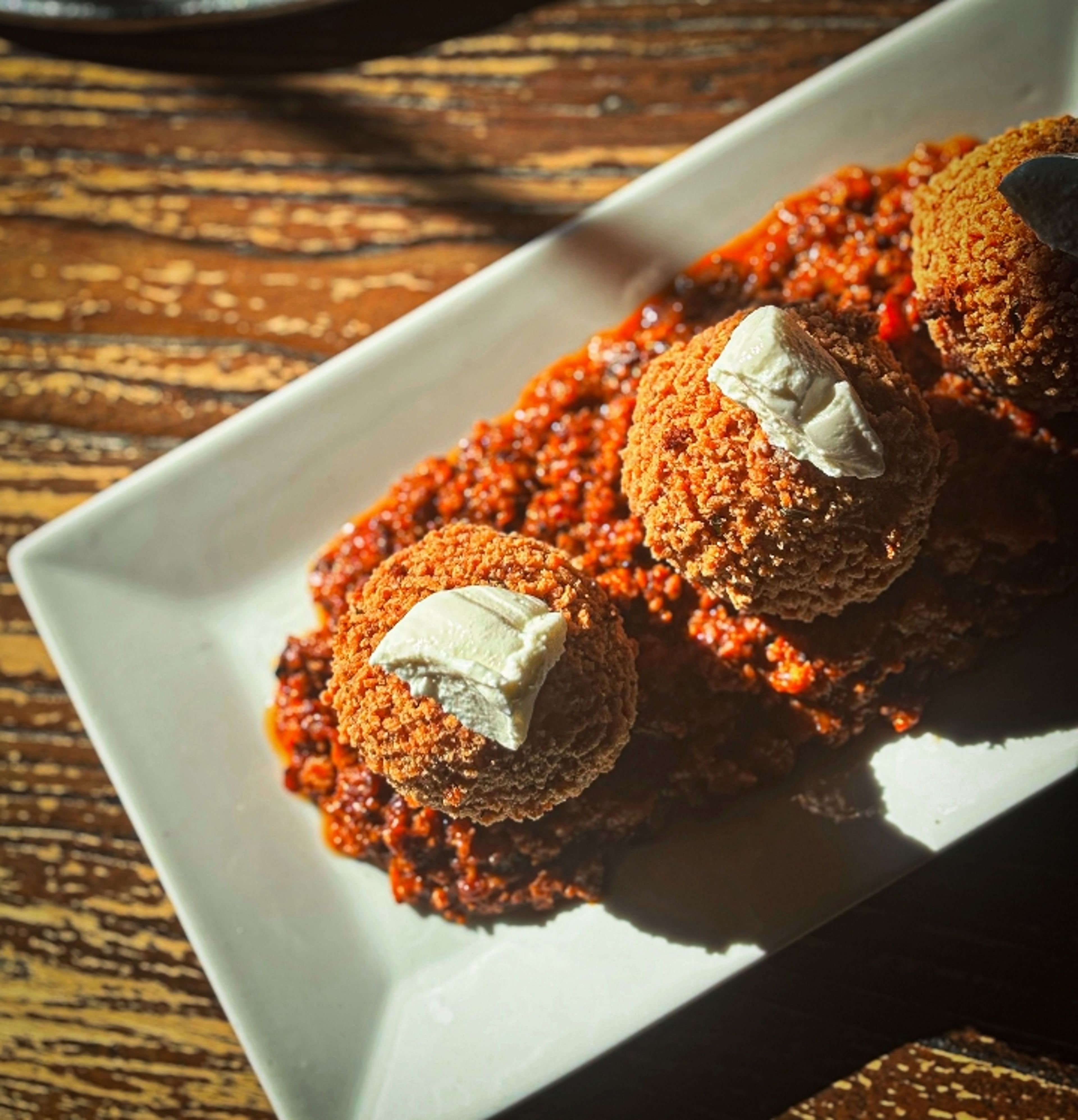 Arancini Bolognese.