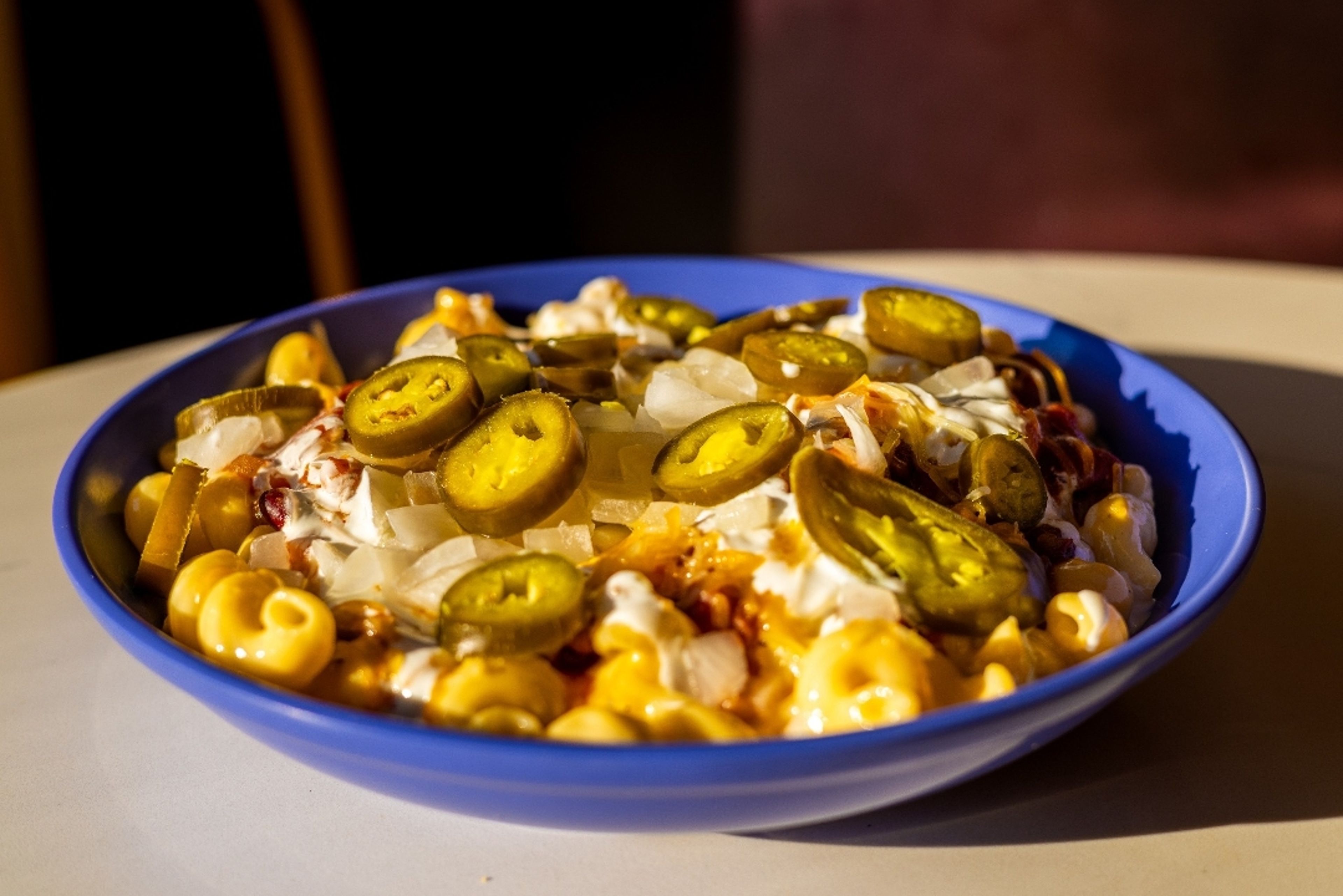 Chili Cheese Mac & Cheese.