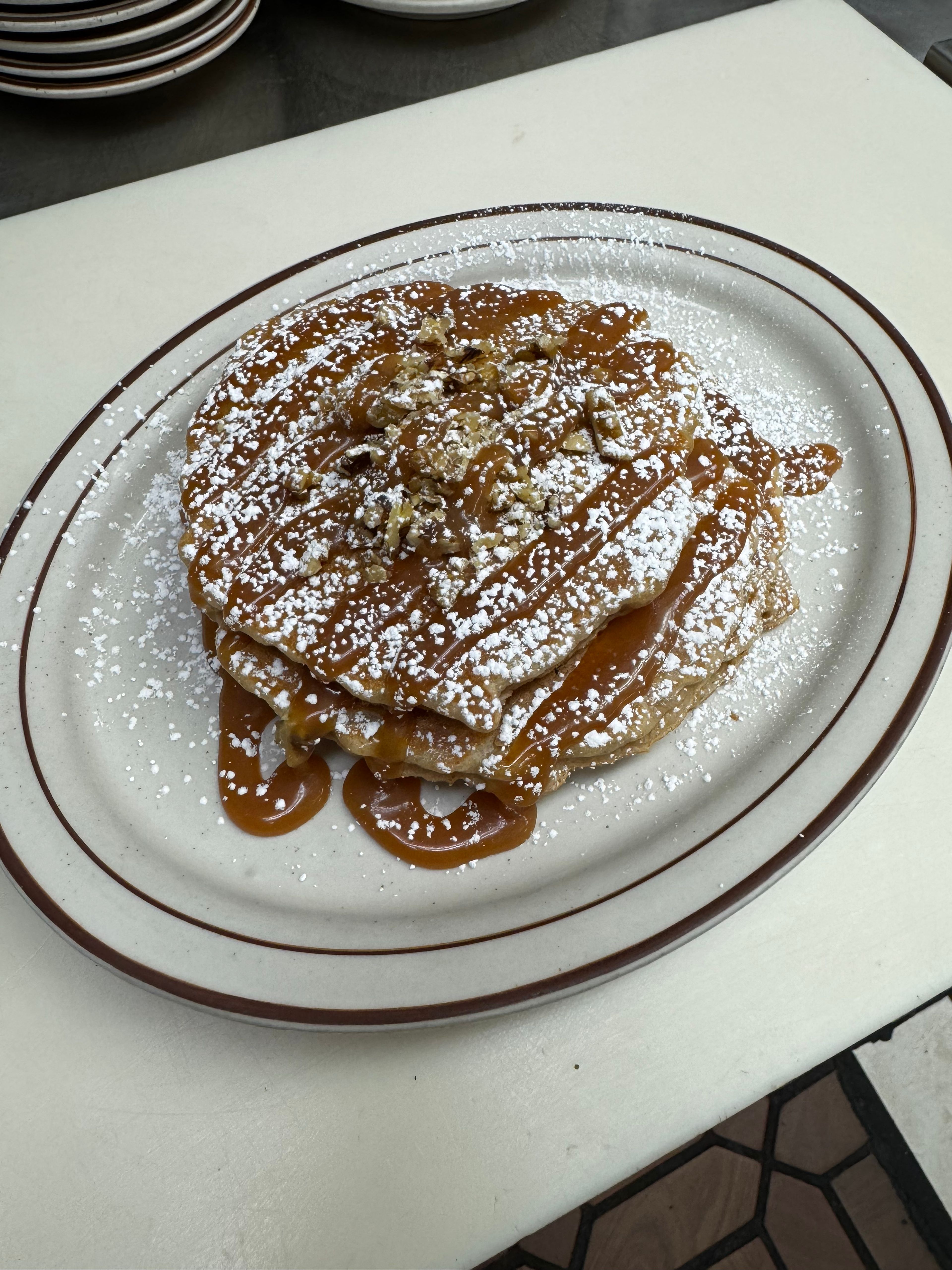Apple Cinnamon Pancakes.