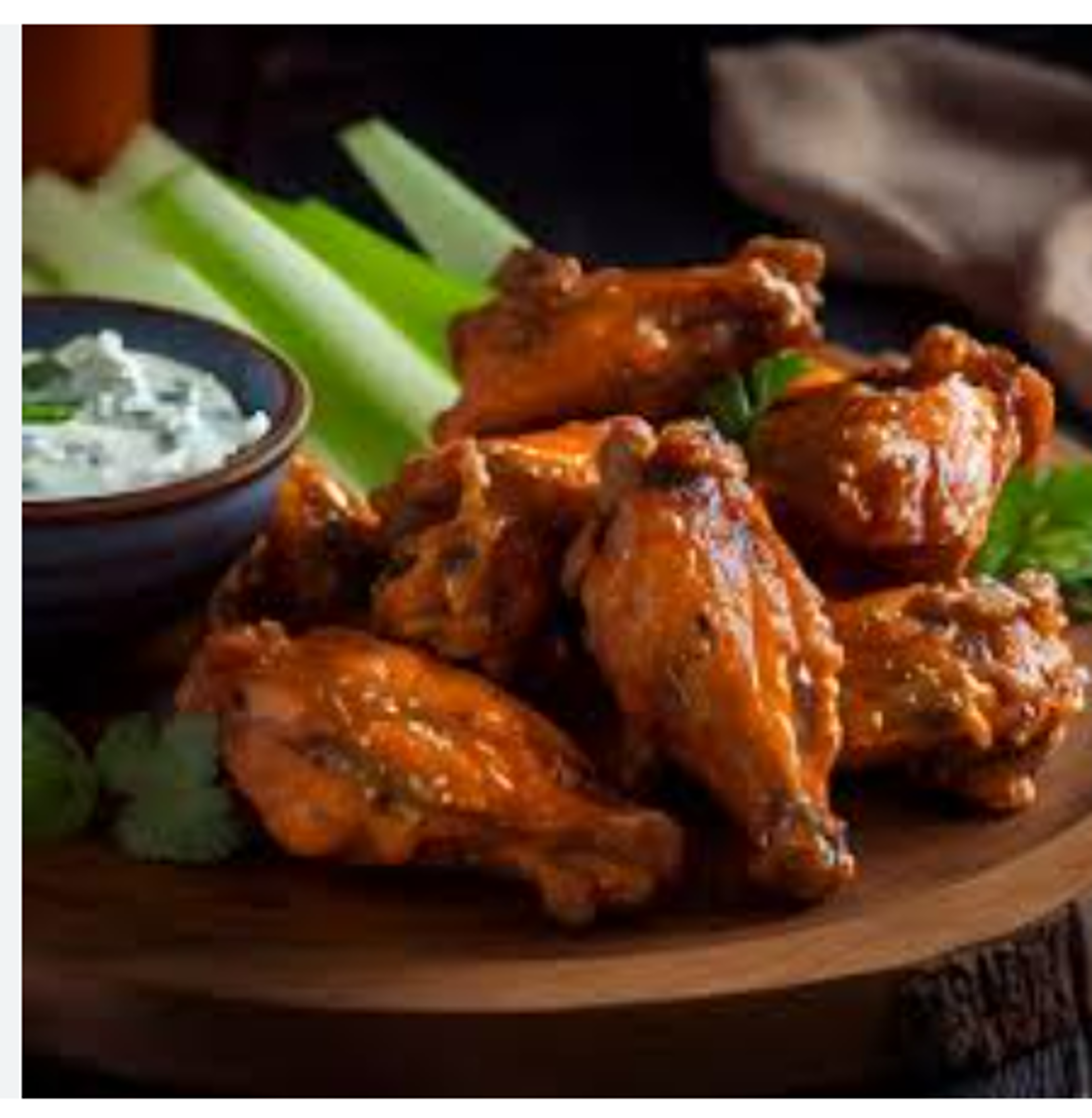 Fried Chicken Wings - Choice of Sauce.