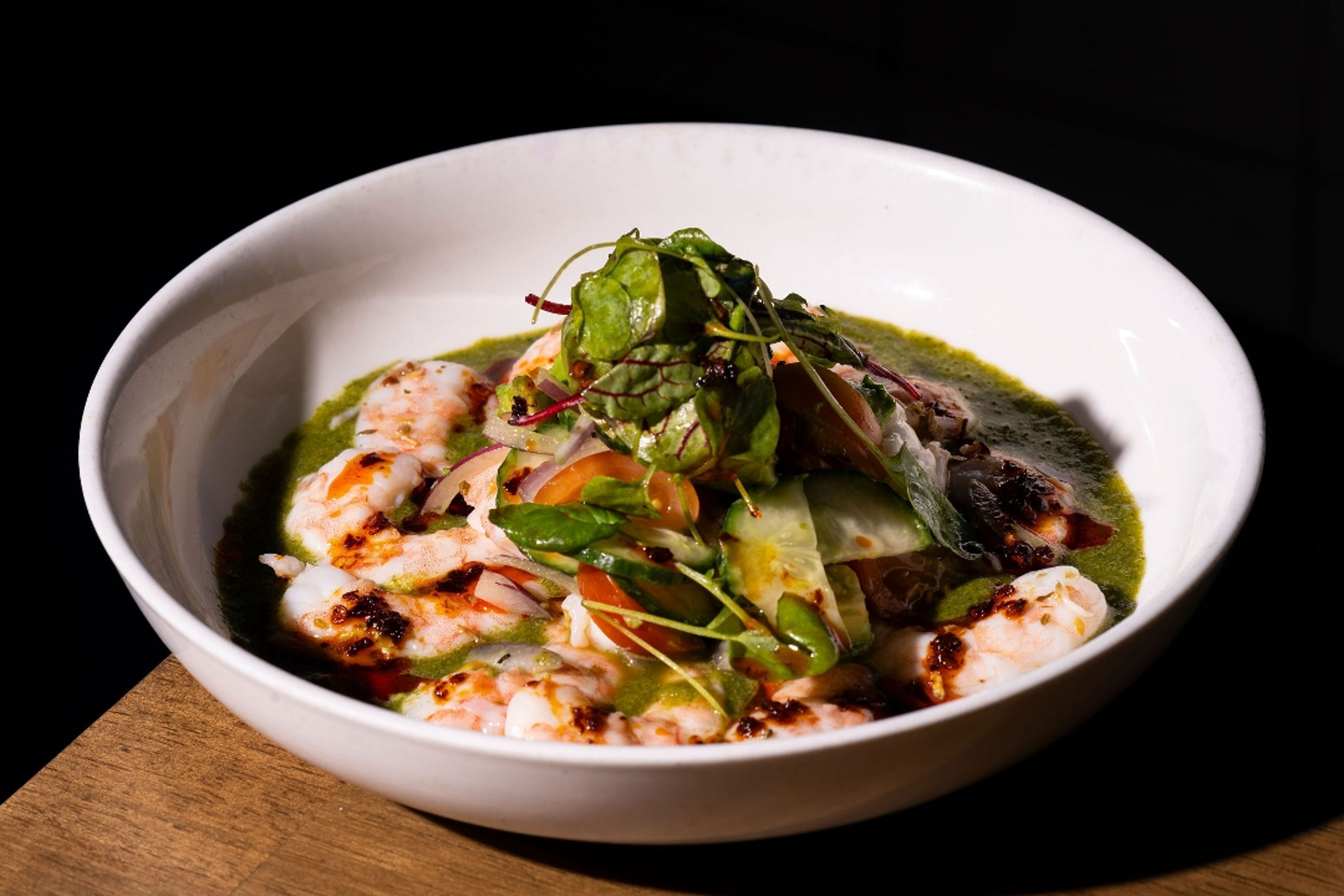 Aguachile de Camaron.