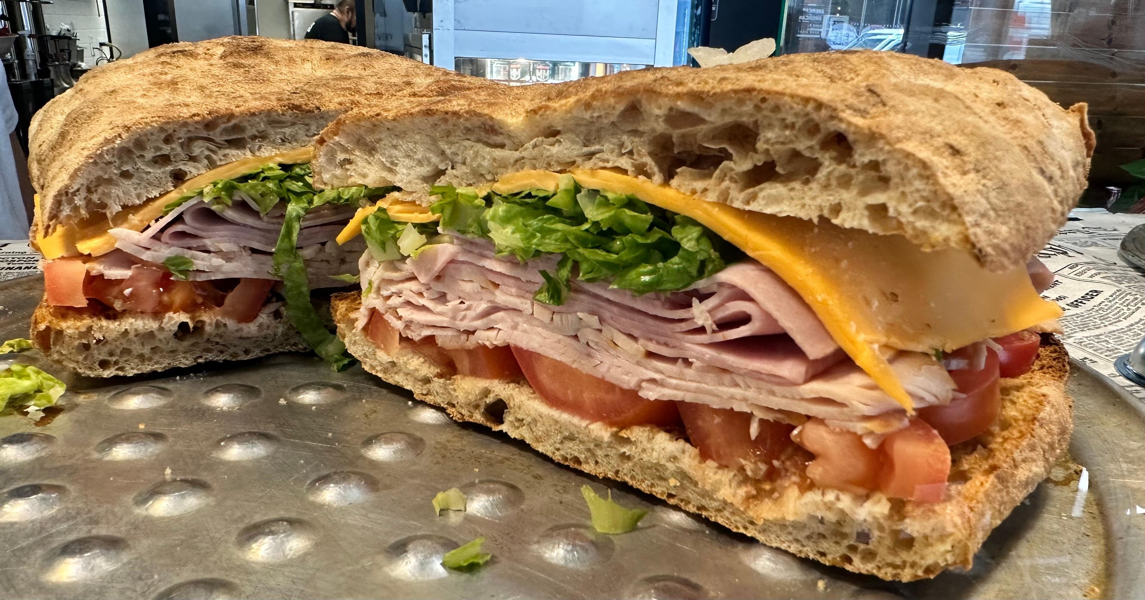 4" Down Right American Sandwich.