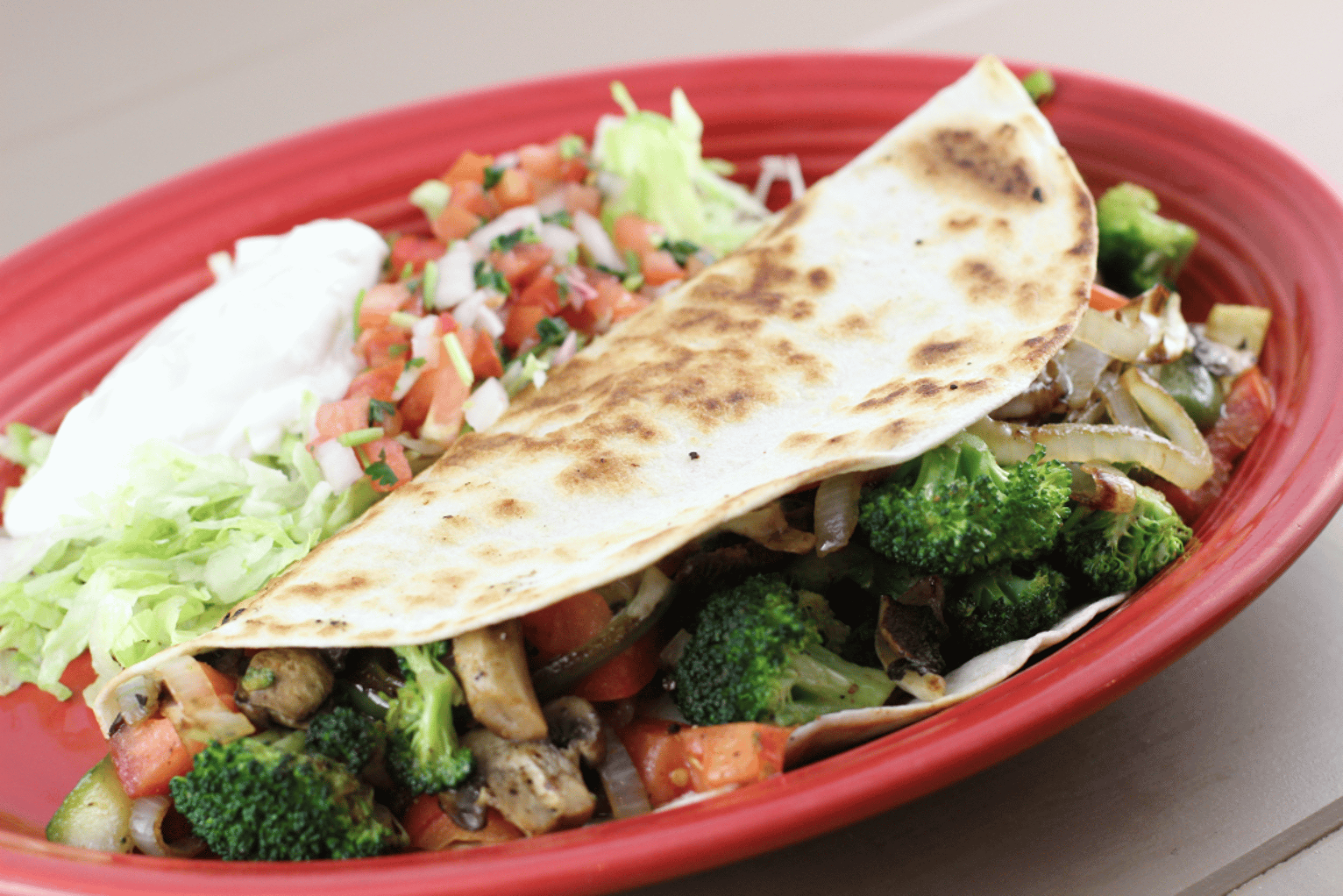 Vegetarian Quesadilla.