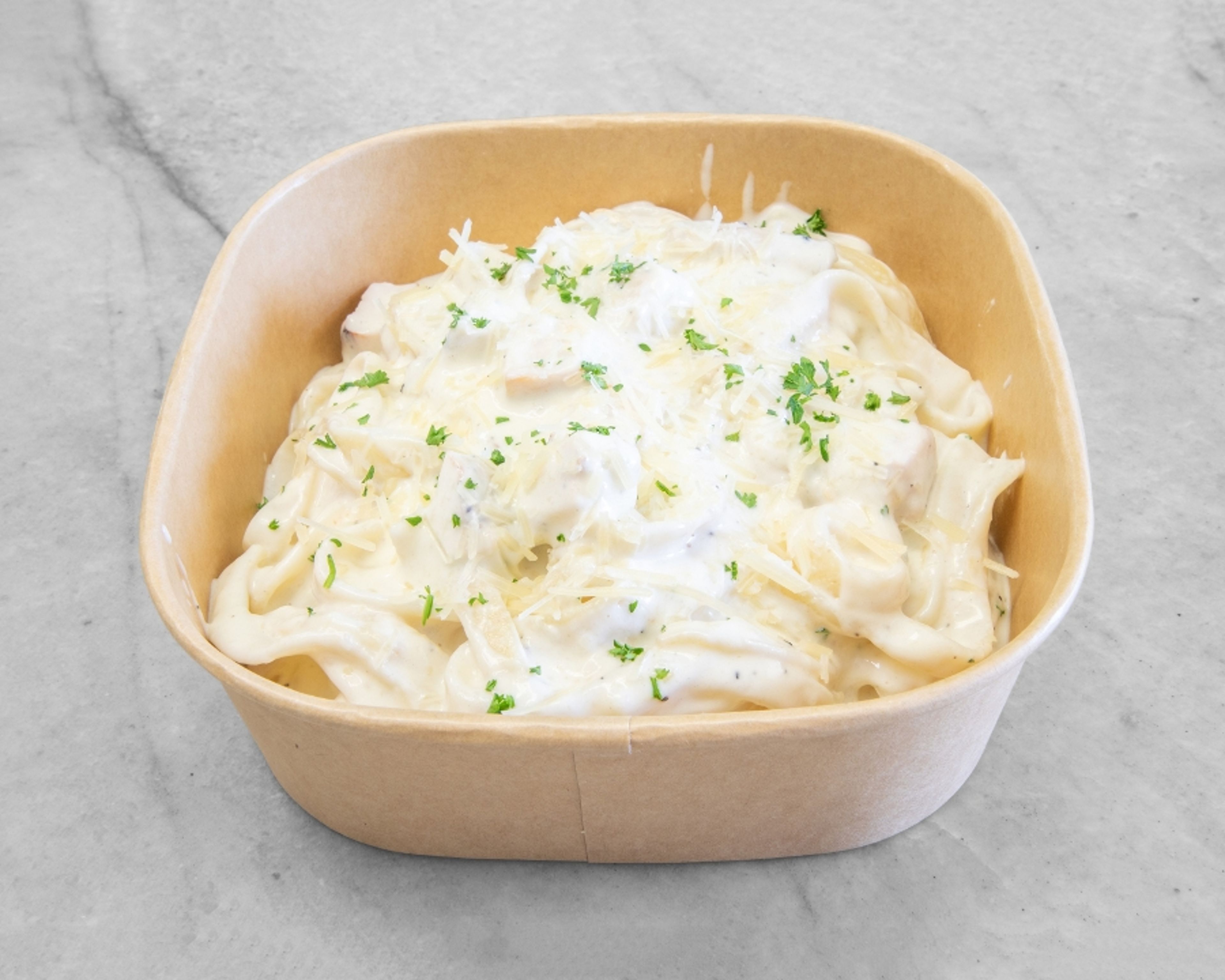 Classic Chicken Alfredo.